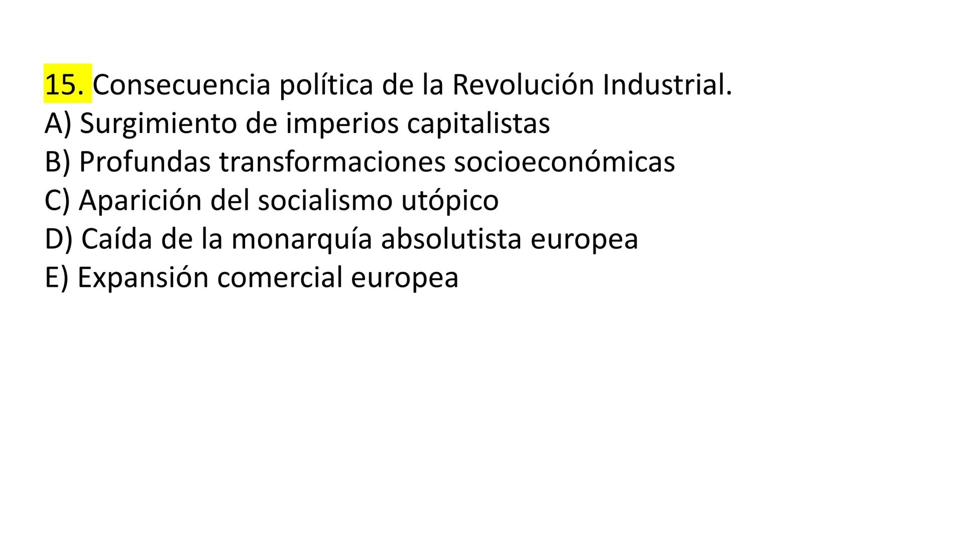 # CAPÍTULO 01: REVOLUCIÓN
FRANCESA 1. Indique una característica del movimiento conocido como la
Ilustración desarrollada en el siglo XVIII