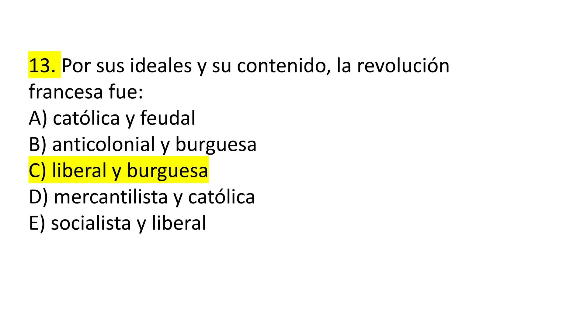# CAPÍTULO 01: REVOLUCIÓN
FRANCESA 1. Indique una característica del movimiento conocido como la
Ilustración desarrollada en el siglo XVIII