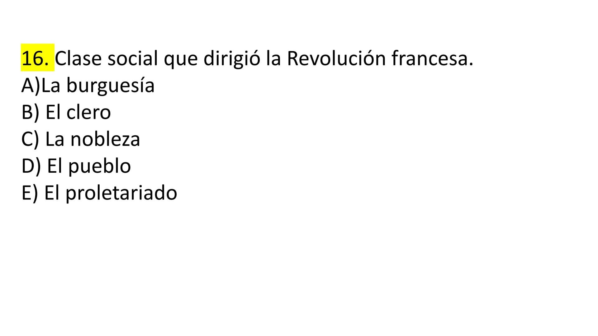 # CAPÍTULO 01: REVOLUCIÓN
FRANCESA 1. Indique una característica del movimiento conocido como la
Ilustración desarrollada en el siglo XVIII