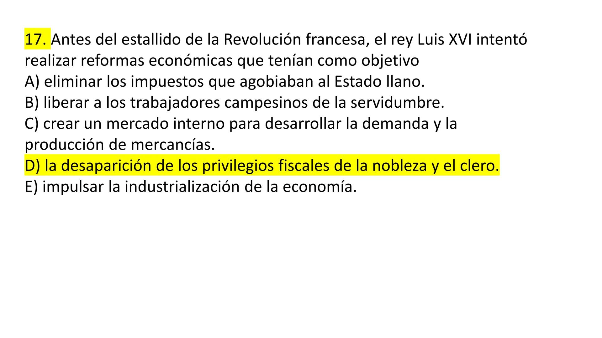 # CAPÍTULO 01: REVOLUCIÓN
FRANCESA 1. Indique una característica del movimiento conocido como la
Ilustración desarrollada en el siglo XVIII