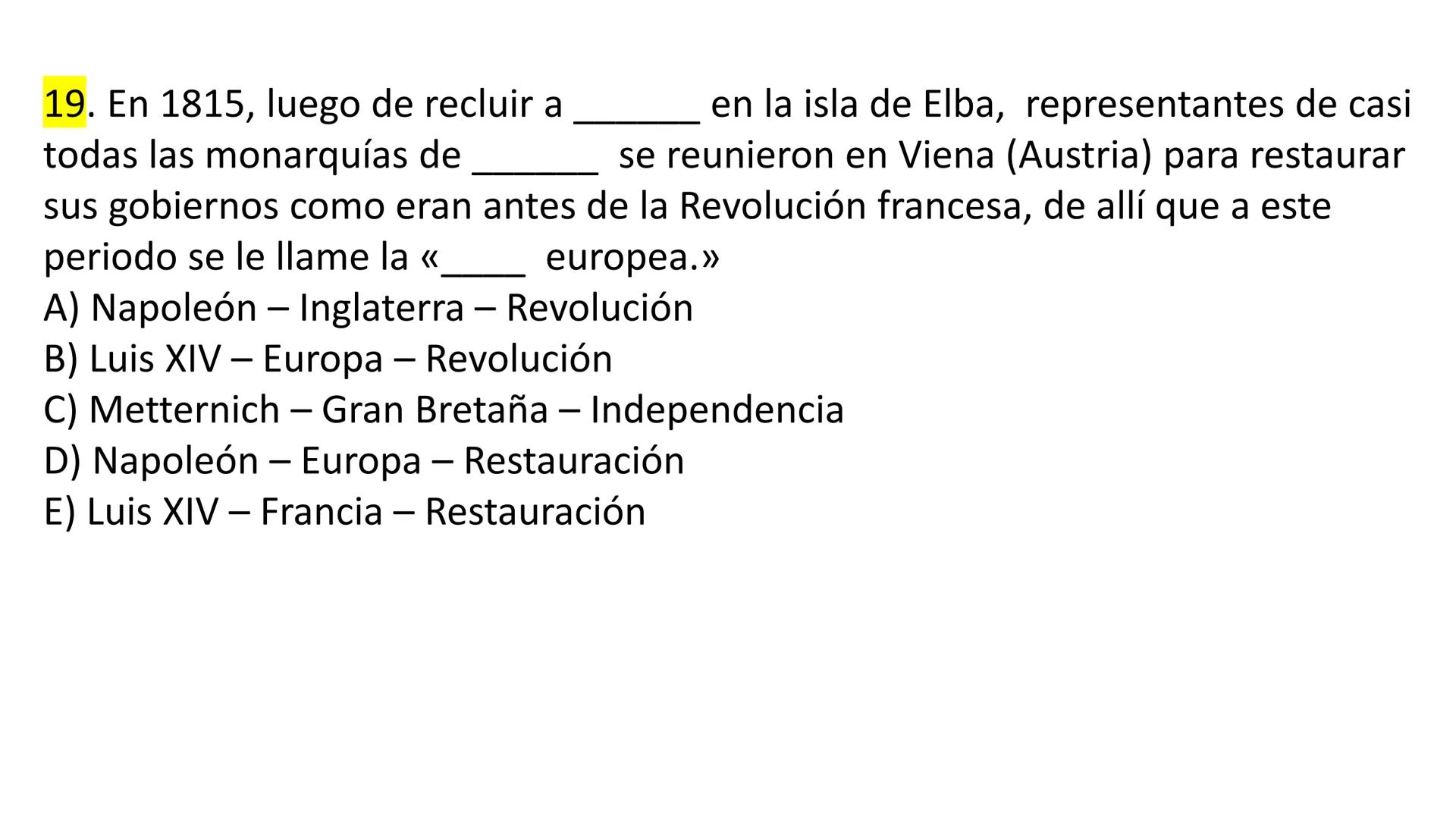 # CAPÍTULO 01: REVOLUCIÓN
FRANCESA 1. Indique una característica del movimiento conocido como la
Ilustración desarrollada en el siglo XVIII