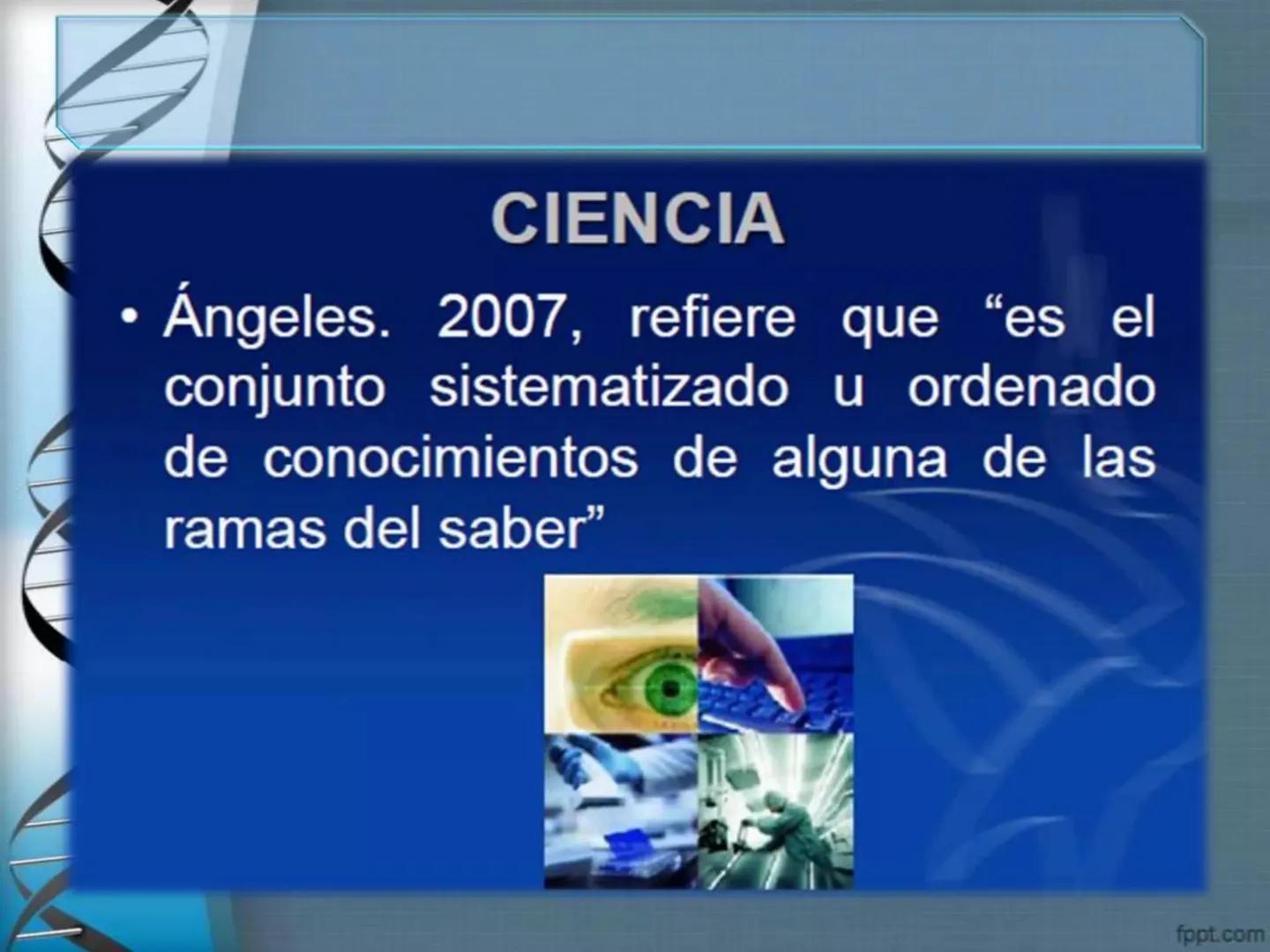 # CEPRE BICENTENARIO
# CAPÍTULO 01:
# LA BIOLOGÍA COMO
# CIENCIA
DOCENTE: MANUEL BARDALES # CIENCIA
* Ángeles. 2007, refiere que “es el