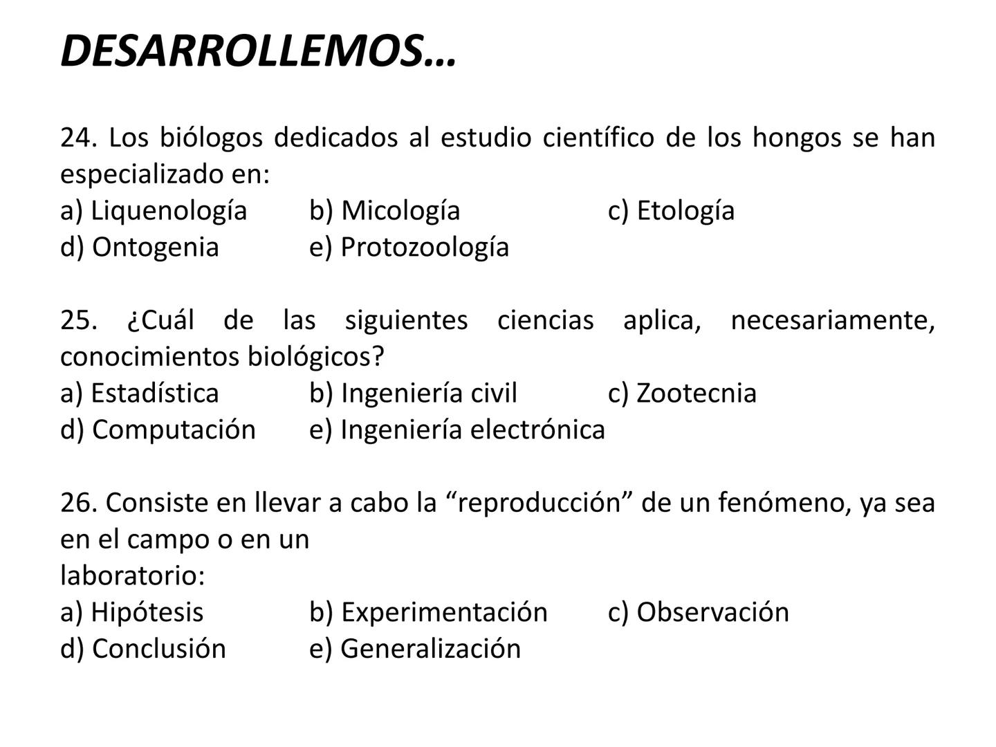 # CEPRE BICENTENARIO
# CAPÍTULO 01:
# LA BIOLOGÍA COMO
# CIENCIA
DOCENTE: MANUEL BARDALES # CIENCIA
* Ángeles. 2007, refiere que “es el