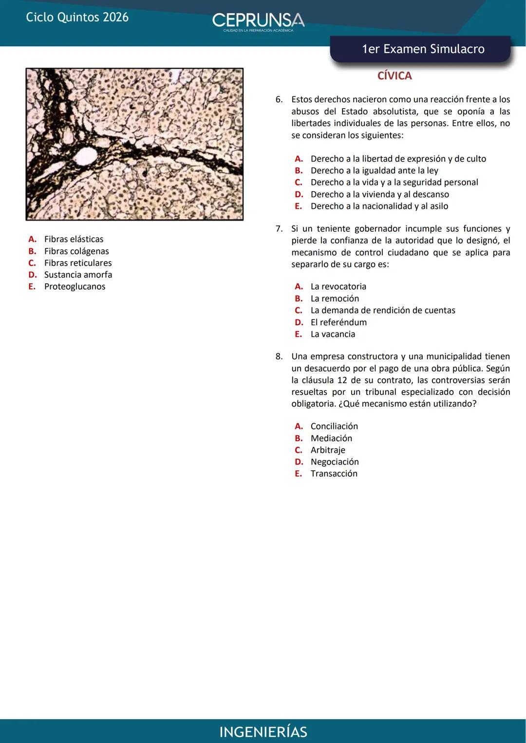 LA PROFESION
ERIA
MARC AQUISE
ESCUELA PROFESIONAL
DE INGENERA CIVL
EXAMEN
SIMULACRO
INGENIERÍAS
UNSA
UNIVERSIDAD NACIONAL DE SAN AGUSTIN