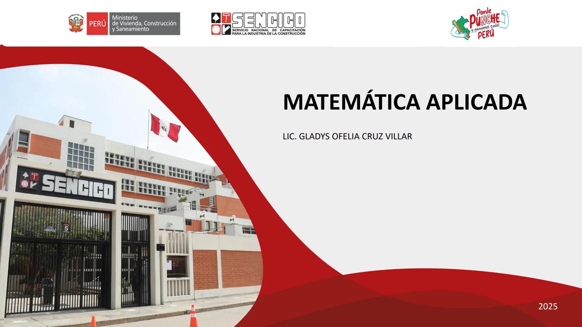 Ministerio
PERÚ de Vivienda, Construcción
y Saneamiento
SENCICO
SERVICIO NACIONAL DE CAPACITACIÓN
PARA LA INDUSTRIA DE LA CONSTRUCCIÓN
SE