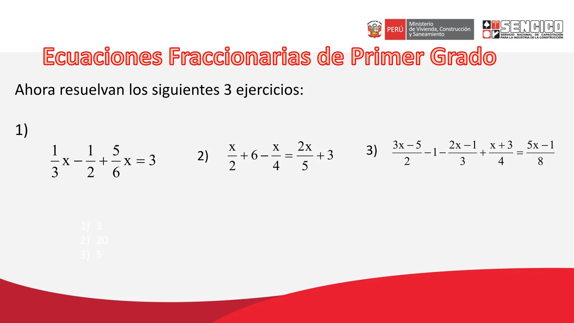 Ministerio
PERÚ de Vivienda, Construcción
y Saneamiento
SENCICO
SERVICIO NACIONAL DE CAPACITACIÓN
PARA LA INDUSTRIA DE LA CONSTRUCCIÓN
SE