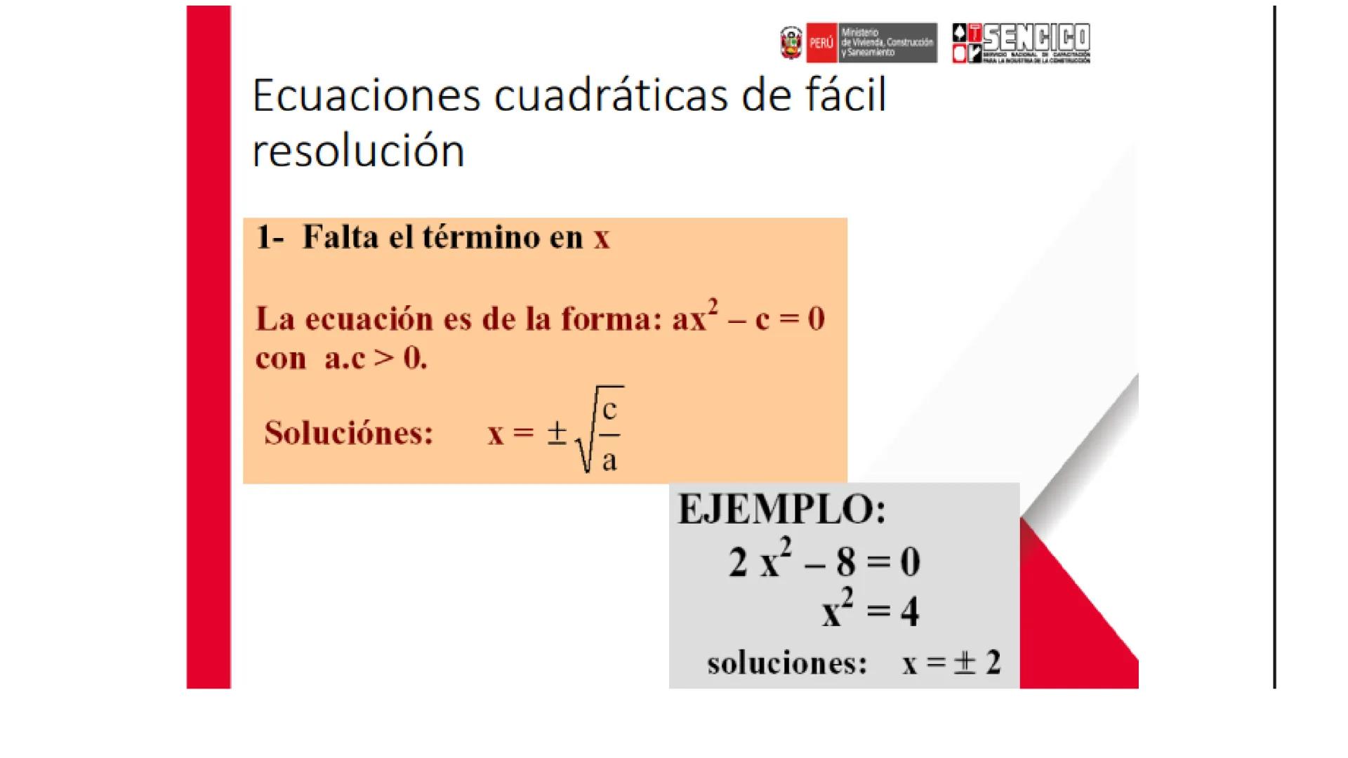 Ministerio
PERÚ de Vivienda, Construcción
y Saneamiento
SENCICO
SERVICIO NACIONAL DE CAPACITACIÓN
PARA LA INDUSTRIA DE LA CONSTRUCCIÓN
SE