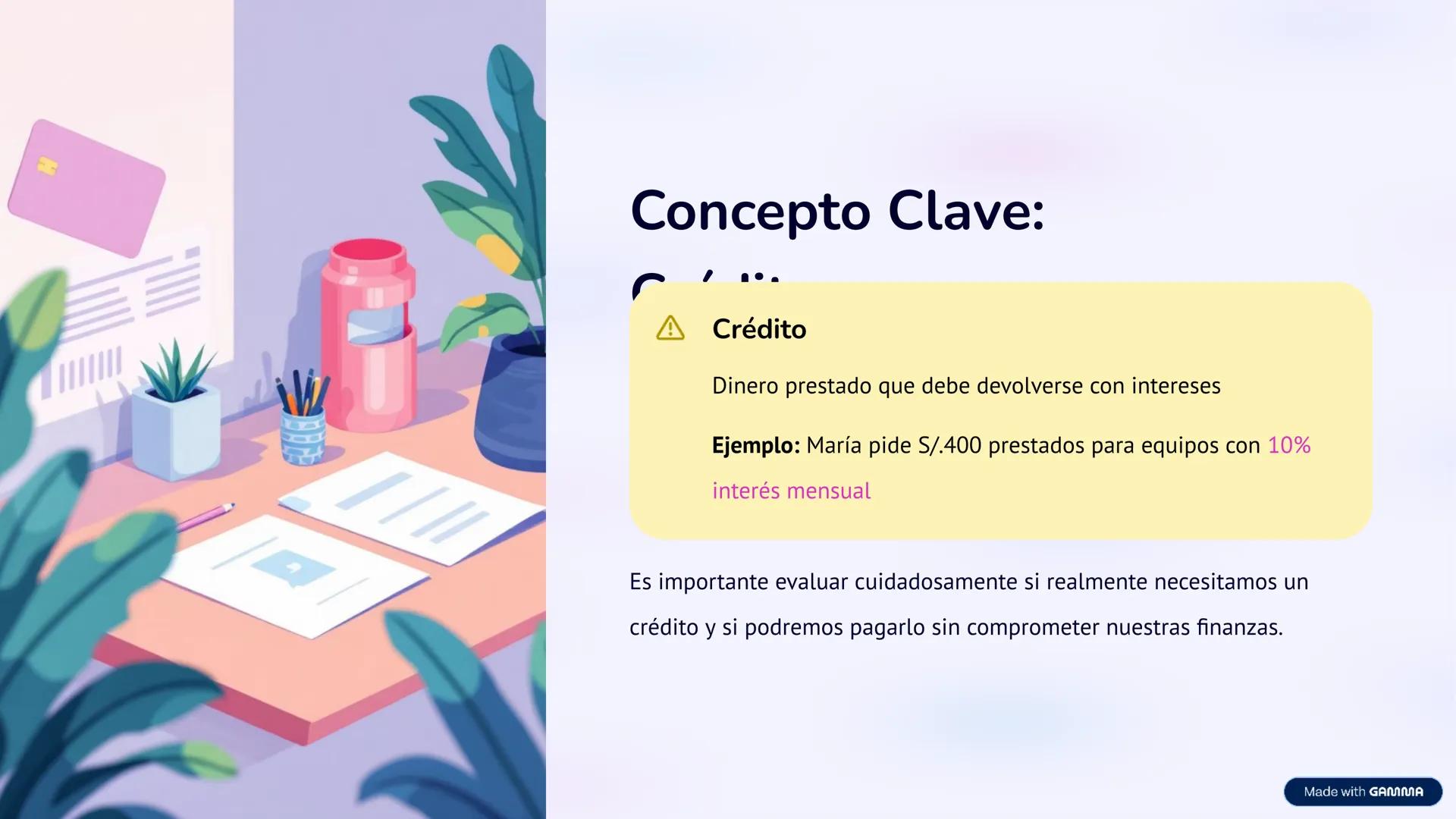 # SITUACIÓN SIGNIFICATIVA
María es una estudiante de secundaria que tiene una
excelente idea: crear un negocio de repostería casera para
ge