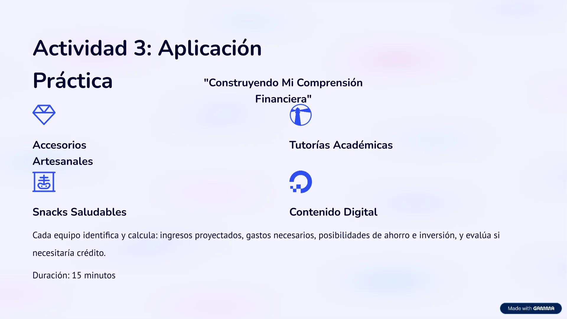 # SITUACIÓN SIGNIFICATIVA
María es una estudiante de secundaria que tiene una
excelente idea: crear un negocio de repostería casera para
ge