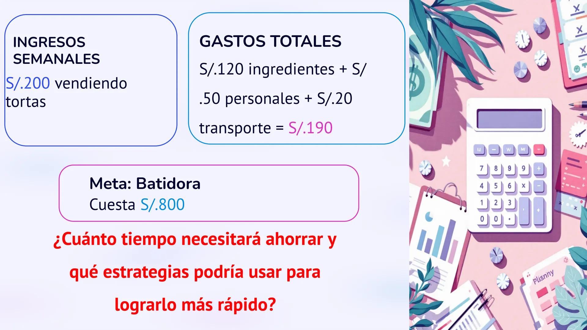 # SITUACIÓN SIGNIFICATIVA
María es una estudiante de secundaria que tiene una
excelente idea: crear un negocio de repostería casera para
ge
