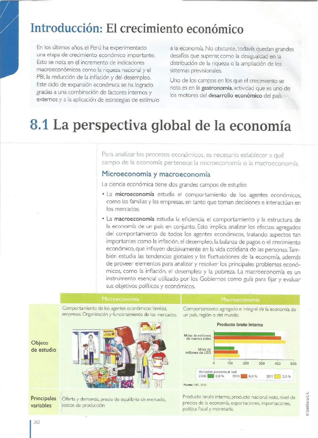 # Introducción: El crecimiento económico
En los últimos años, el Perú ha experimentado
una etapa de crecimiento económico importante.
Esto
