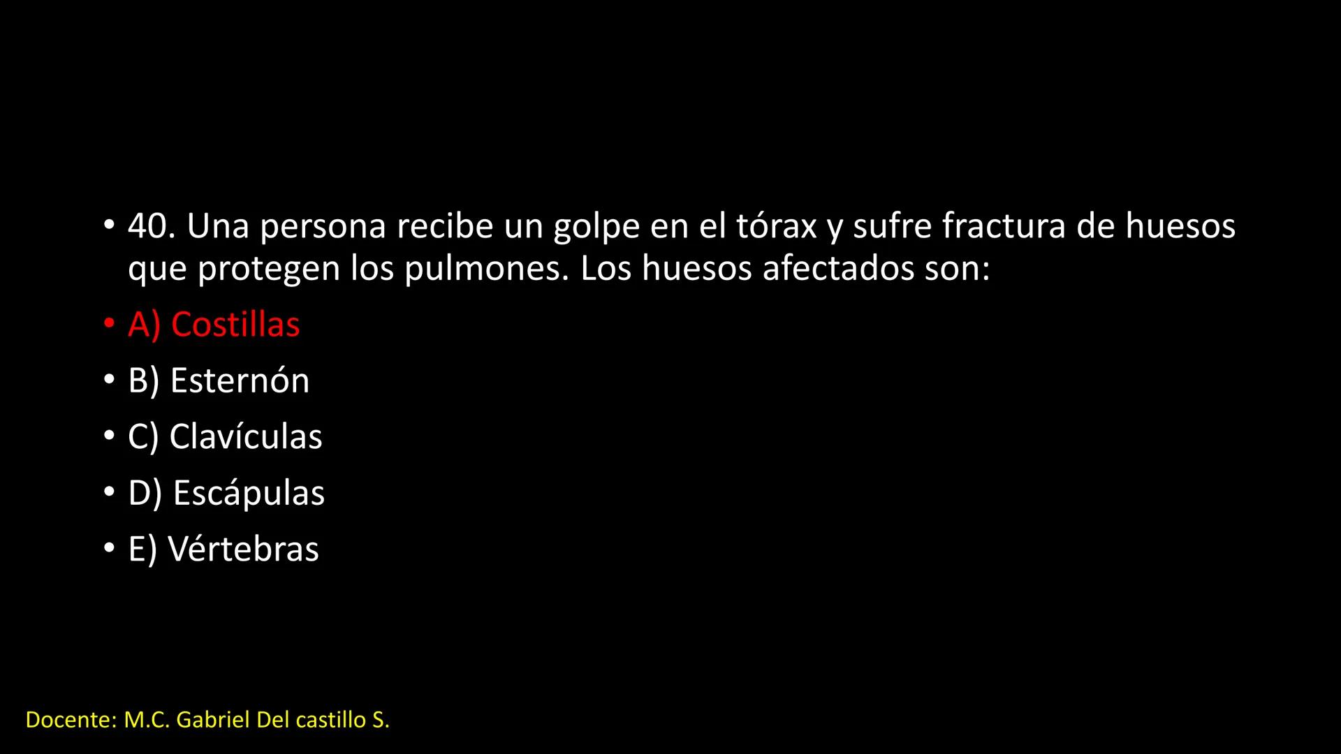 Ceprebicentenario
Cap 2. Octubre 2025 - Ciclo intensivo
Docente: M.C. Gabriel Del castillo S. • 01. El esqueleto axial incluye estructuras