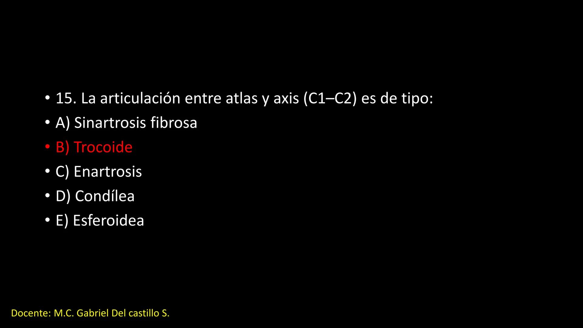 Ceprebicentenario
Cap 2. Octubre 2025 - Ciclo intensivo
Docente: M.C. Gabriel Del castillo S. • 01. El esqueleto axial incluye estructuras