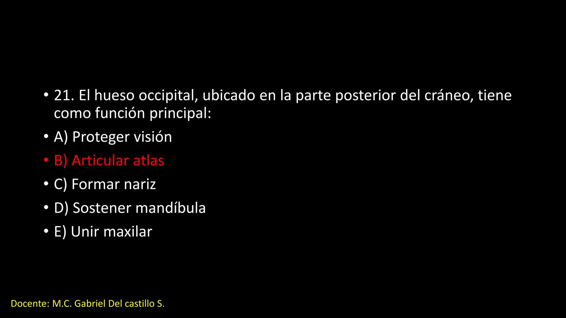 Ceprebicentenario
Cap 2. Octubre 2025 - Ciclo intensivo
Docente: M.C. Gabriel Del castillo S. • 01. El esqueleto axial incluye estructuras