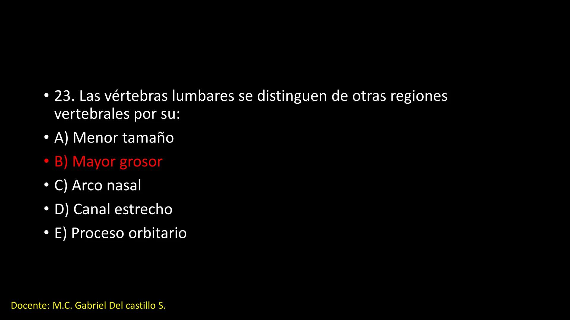 Ceprebicentenario
Cap 2. Octubre 2025 - Ciclo intensivo
Docente: M.C. Gabriel Del castillo S. • 01. El esqueleto axial incluye estructuras
