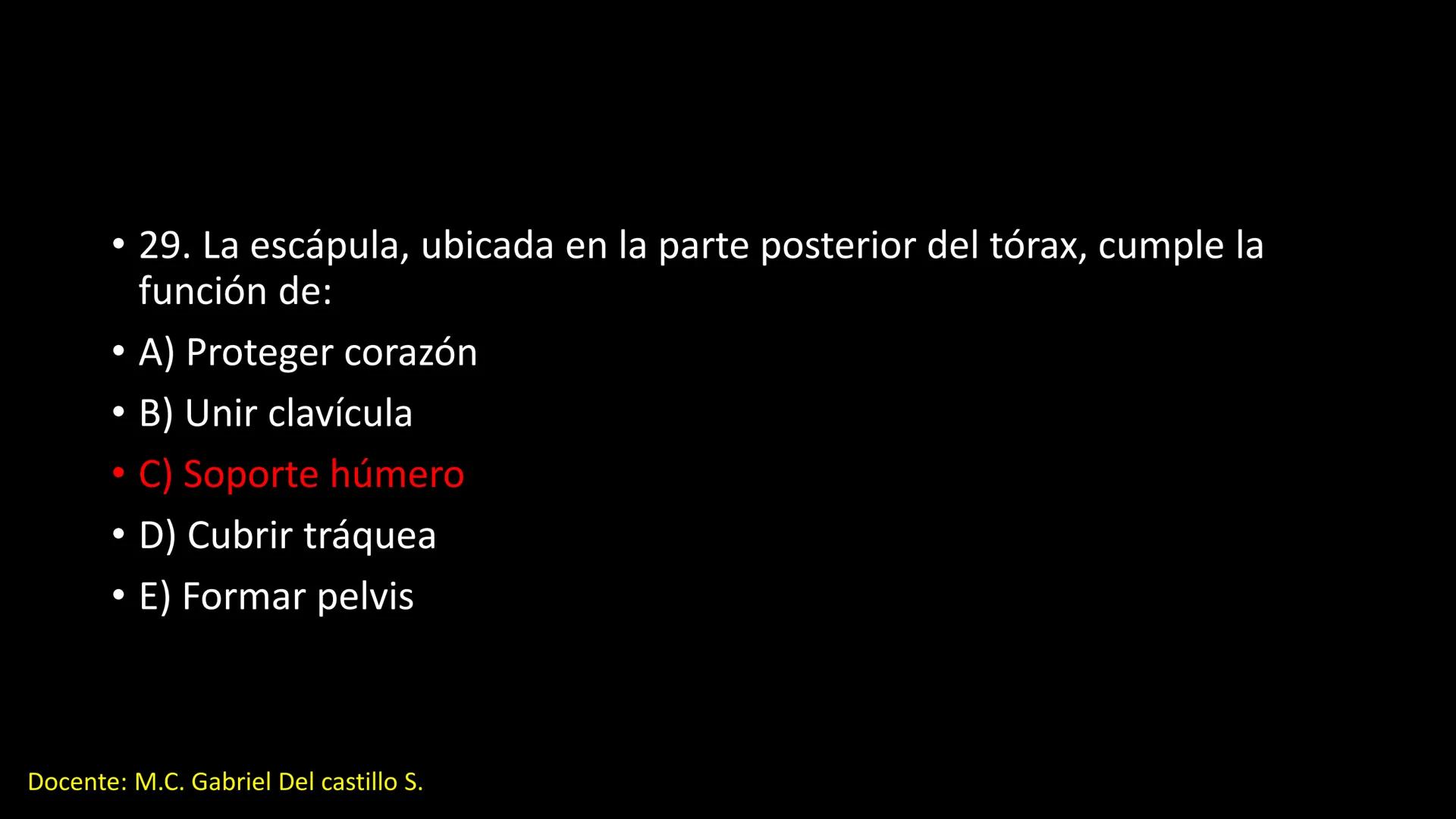 Ceprebicentenario
Cap 2. Octubre 2025 - Ciclo intensivo
Docente: M.C. Gabriel Del castillo S. • 01. El esqueleto axial incluye estructuras