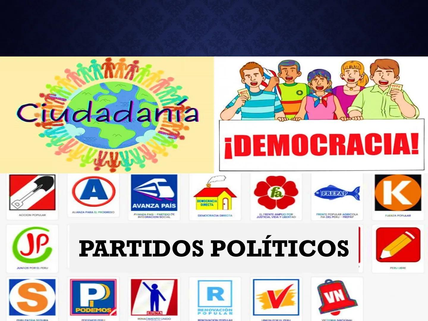 # CÍVICA
MAESTRO: Marx Grimaldo Reátegui Sánchez VOTO
OTO
Ciudadanía
A
AVANZA PAÍS
¡DEMOCRACIA!
fa
FREPAP
K
DEMOCRACIA
DIRECTA
ค
ALIANZA PA