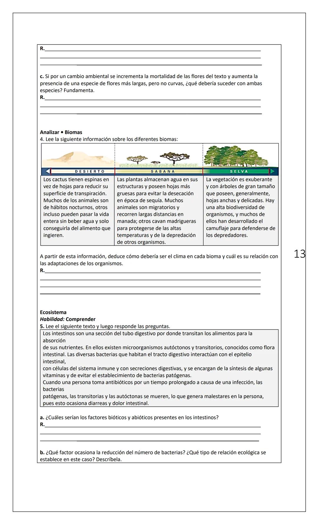 # INSTITUTO
NACIONAL
Departamento
de Biología
Nombre
INTERACCIONES (1): NIVELES DE ORGANIZACIÓN
Fecha
Curso
1° Medio
INTRODUCCIÓN:
Tod