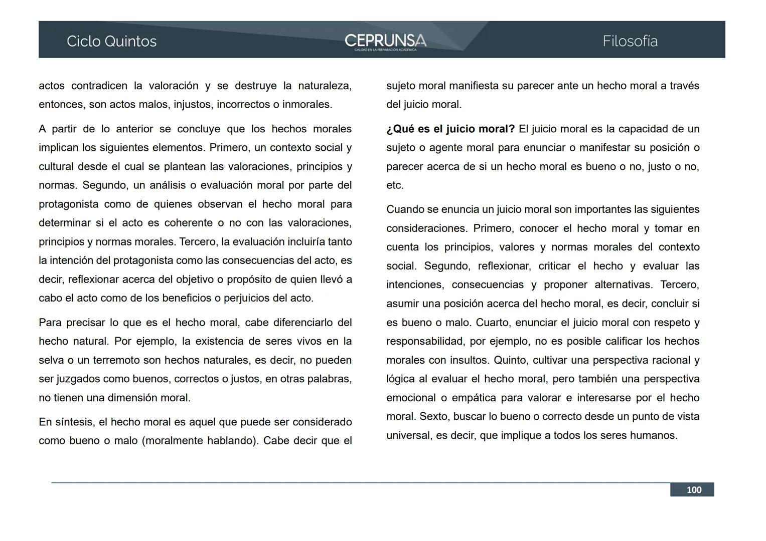 UNSA
UNIVERSIDAD NACIONAL DE SAN AGUSTIN DE AREQUIPA
CEPRUNSA
CALIDAD EN LA PREPARACIÓN ACADÉMICA
2026
CICLO QUINTOS
CURSO
FILOSOFÍA
BANCO D