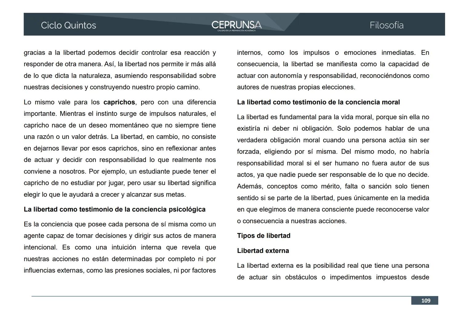 UNSA
UNIVERSIDAD NACIONAL DE SAN AGUSTIN DE AREQUIPA
CEPRUNSA
CALIDAD EN LA PREPARACIÓN ACADÉMICA
2026
CICLO QUINTOS
CURSO
FILOSOFÍA
BANCO D