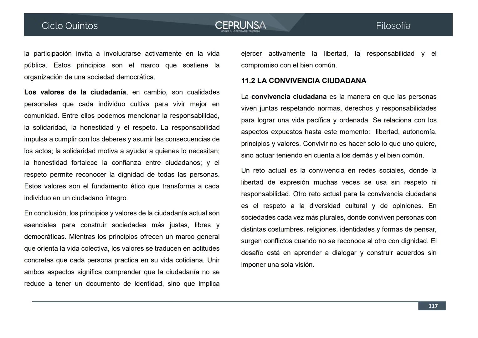 UNSA
UNIVERSIDAD NACIONAL DE SAN AGUSTIN DE AREQUIPA
CEPRUNSA
CALIDAD EN LA PREPARACIÓN ACADÉMICA
2026
CICLO QUINTOS
CURSO
FILOSOFÍA
BANCO D
