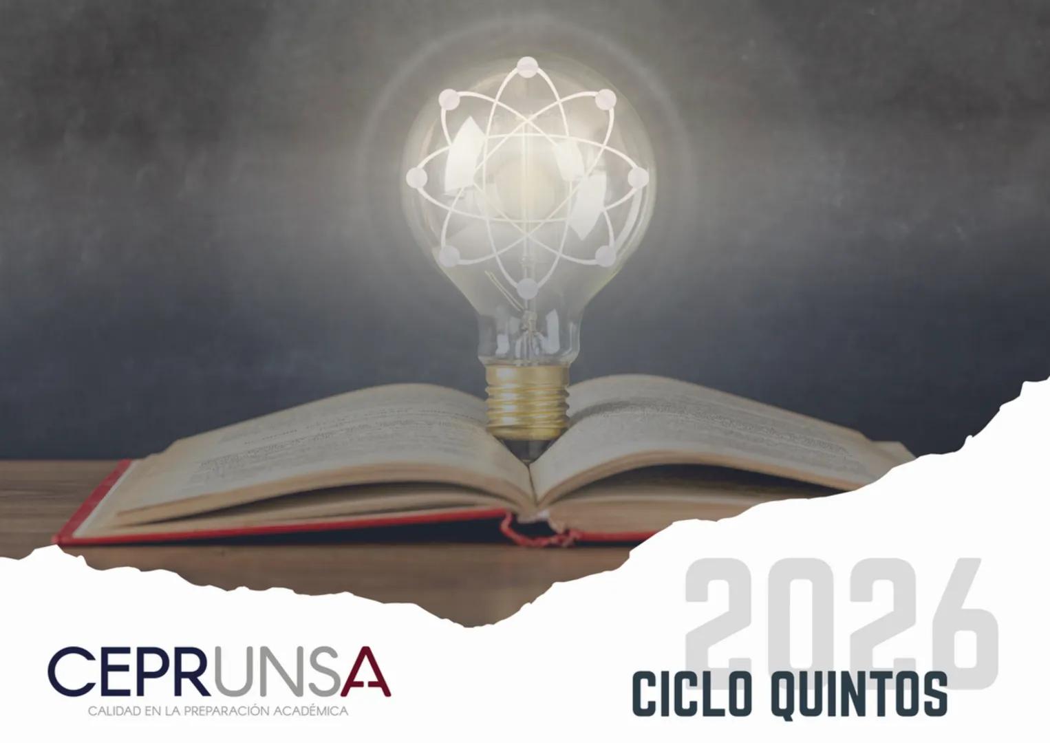UNSA
UNIVERSIDAD NACIONAL DE SAN AGUSTIN DE AREQUIPA
CEPRUNSA
CALIDAD EN LA PREPARACIÓN ACADÉMICA
2026
CICLO QUINTOS
CURSO
FILOSOFÍA
BANCO D