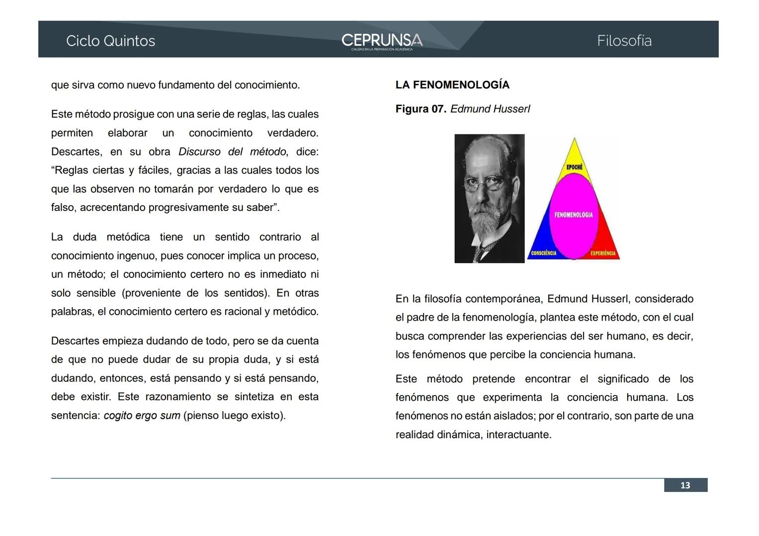 UNSA
UNIVERSIDAD NACIONAL DE SAN AGUSTIN DE AREQUIPA
CEPRUNSA
CALIDAD EN LA PREPARACIÓN ACADÉMICA
2026
CICLO QUINTOS
CURSO
FILOSOFÍA
BANCO D