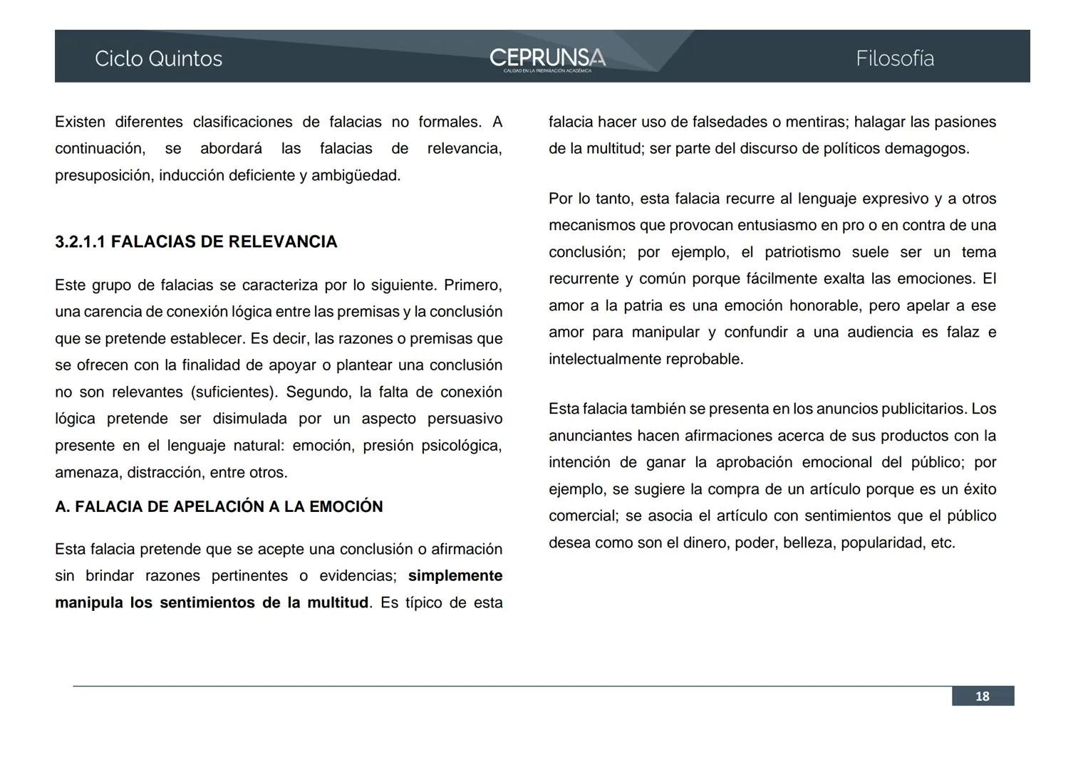 UNSA
UNIVERSIDAD NACIONAL DE SAN AGUSTIN DE AREQUIPA
CEPRUNSA
CALIDAD EN LA PREPARACIÓN ACADÉMICA
2026
CICLO QUINTOS
CURSO
FILOSOFÍA
BANCO D