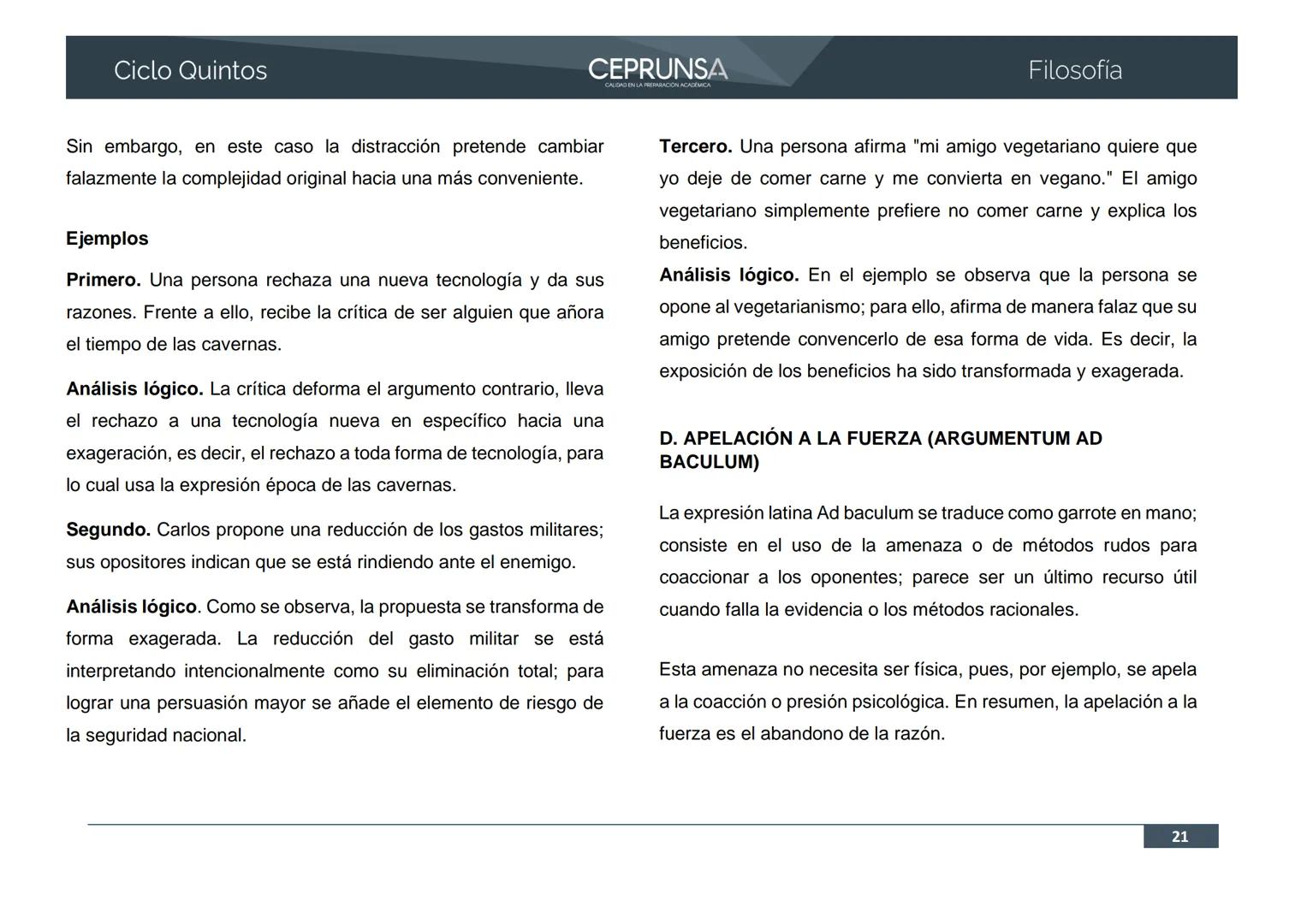 UNSA
UNIVERSIDAD NACIONAL DE SAN AGUSTIN DE AREQUIPA
CEPRUNSA
CALIDAD EN LA PREPARACIÓN ACADÉMICA
2026
CICLO QUINTOS
CURSO
FILOSOFÍA
BANCO D