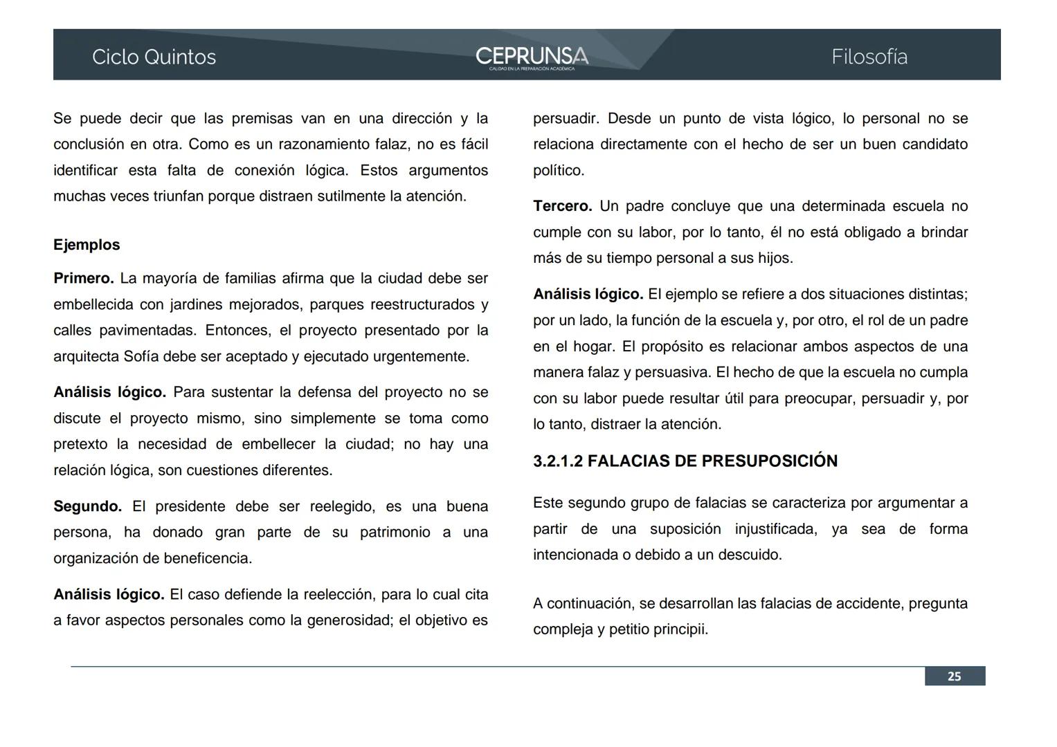 UNSA
UNIVERSIDAD NACIONAL DE SAN AGUSTIN DE AREQUIPA
CEPRUNSA
CALIDAD EN LA PREPARACIÓN ACADÉMICA
2026
CICLO QUINTOS
CURSO
FILOSOFÍA
BANCO D