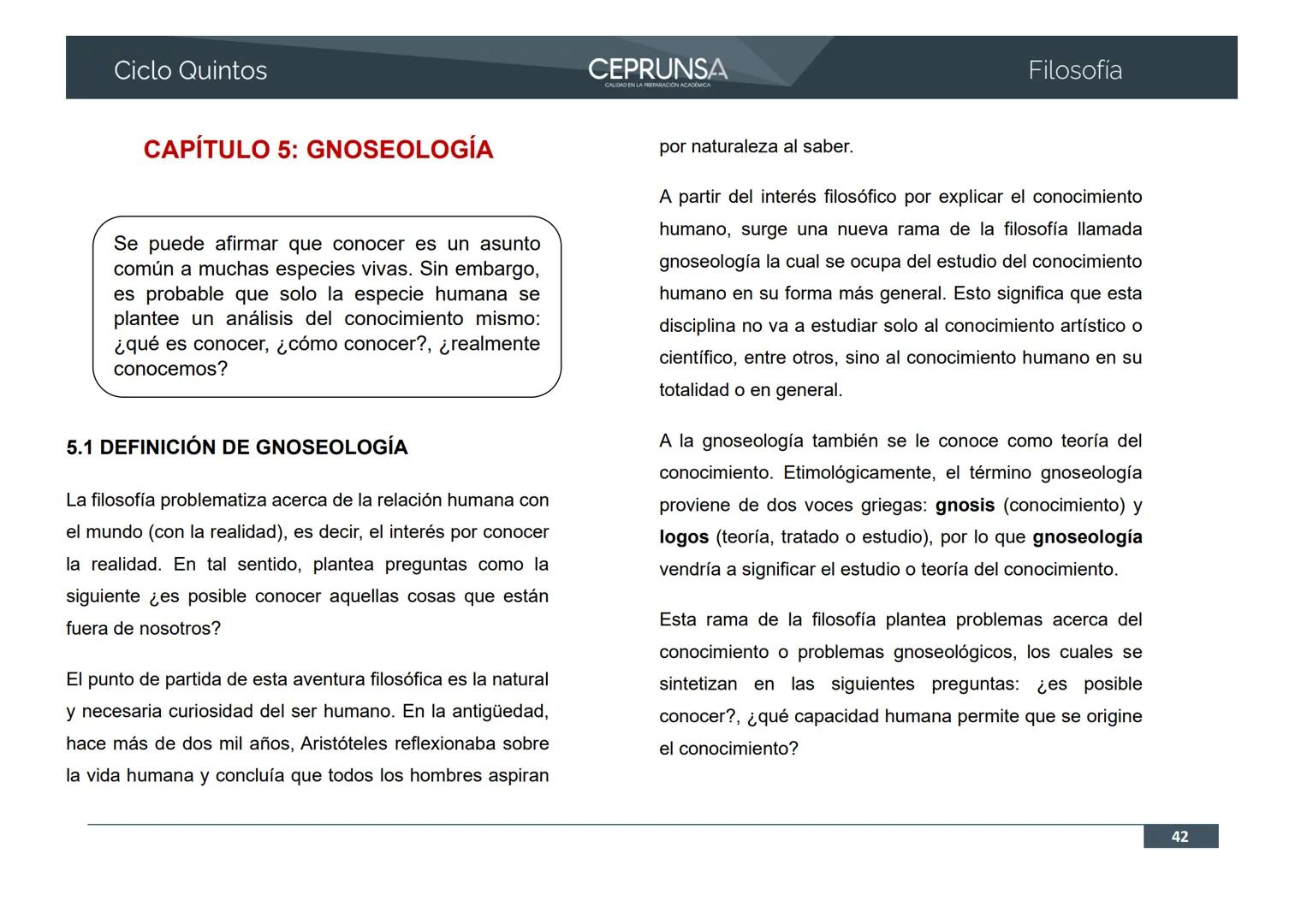 UNSA
UNIVERSIDAD NACIONAL DE SAN AGUSTIN DE AREQUIPA
CEPRUNSA
CALIDAD EN LA PREPARACIÓN ACADÉMICA
2026
CICLO QUINTOS
CURSO
FILOSOFÍA
BANCO D