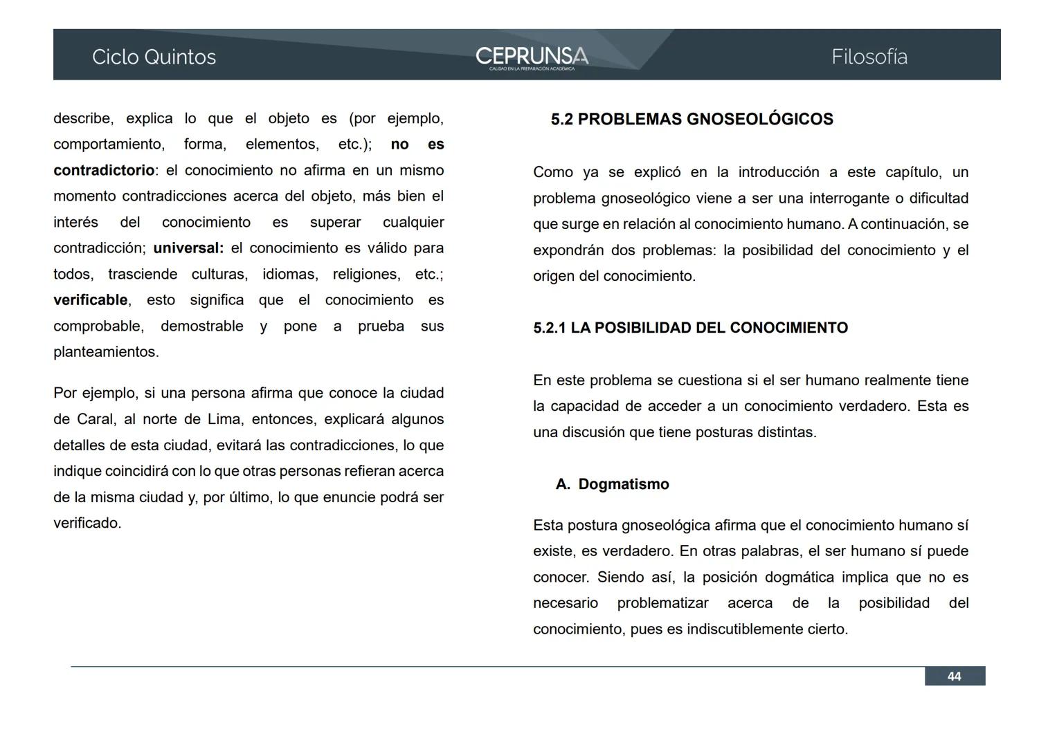 UNSA
UNIVERSIDAD NACIONAL DE SAN AGUSTIN DE AREQUIPA
CEPRUNSA
CALIDAD EN LA PREPARACIÓN ACADÉMICA
2026
CICLO QUINTOS
CURSO
FILOSOFÍA
BANCO D