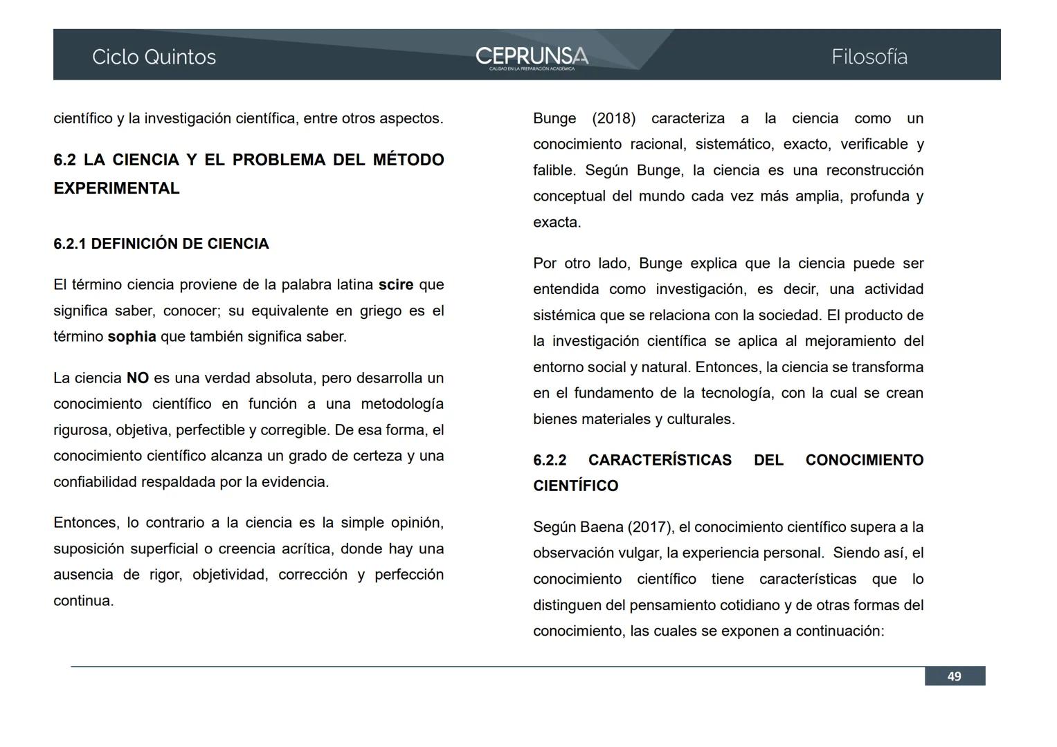 UNSA
UNIVERSIDAD NACIONAL DE SAN AGUSTIN DE AREQUIPA
CEPRUNSA
CALIDAD EN LA PREPARACIÓN ACADÉMICA
2026
CICLO QUINTOS
CURSO
FILOSOFÍA
BANCO D