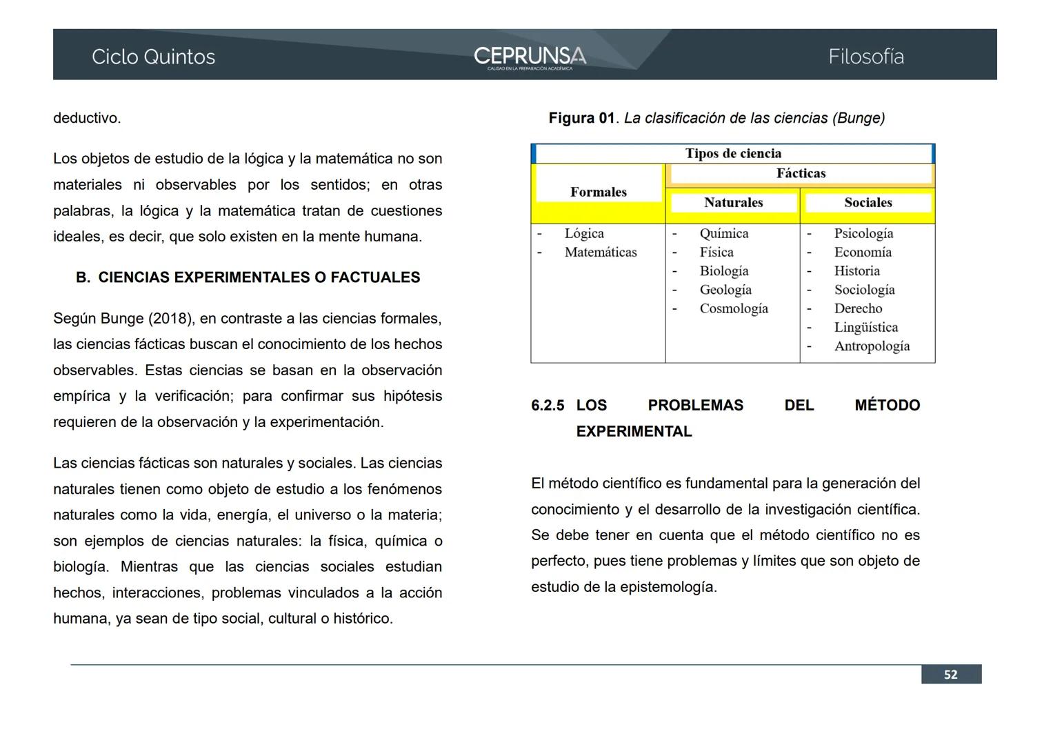 UNSA
UNIVERSIDAD NACIONAL DE SAN AGUSTIN DE AREQUIPA
CEPRUNSA
CALIDAD EN LA PREPARACIÓN ACADÉMICA
2026
CICLO QUINTOS
CURSO
FILOSOFÍA
BANCO D