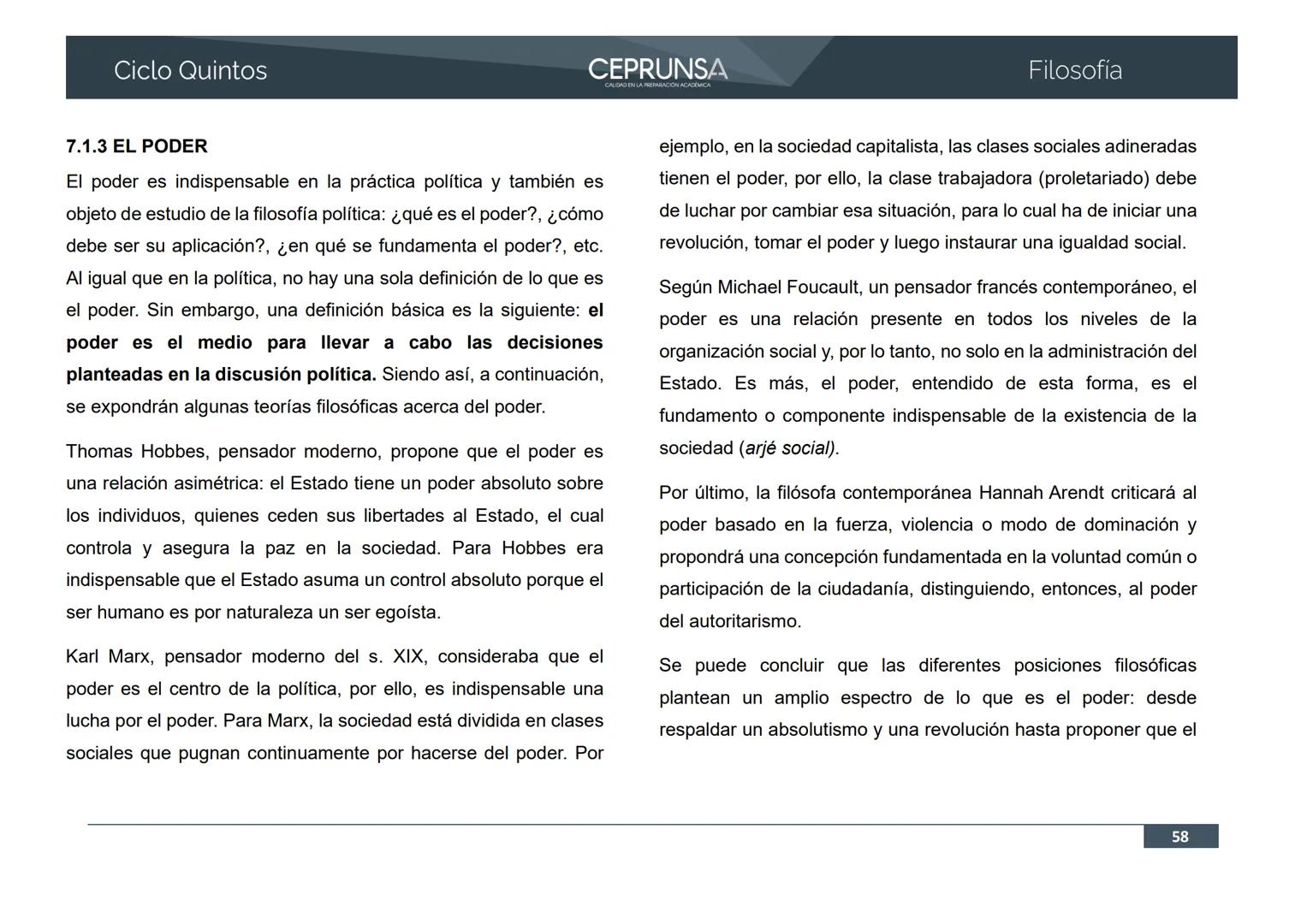 UNSA
UNIVERSIDAD NACIONAL DE SAN AGUSTIN DE AREQUIPA
CEPRUNSA
CALIDAD EN LA PREPARACIÓN ACADÉMICA
2026
CICLO QUINTOS
CURSO
FILOSOFÍA
BANCO D