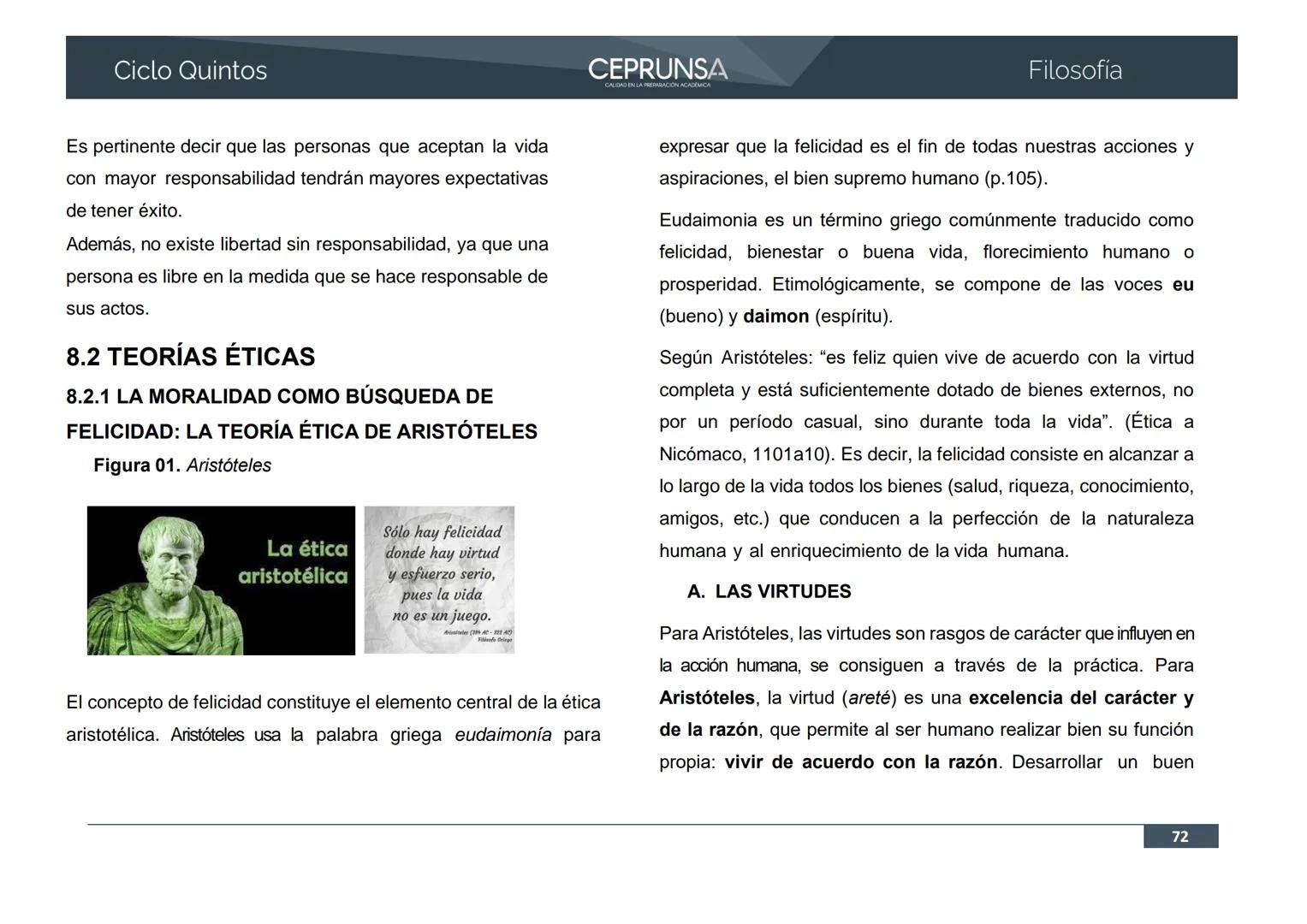 UNSA
UNIVERSIDAD NACIONAL DE SAN AGUSTIN DE AREQUIPA
CEPRUNSA
CALIDAD EN LA PREPARACIÓN ACADÉMICA
2026
CICLO QUINTOS
CURSO
FILOSOFÍA
BANCO D