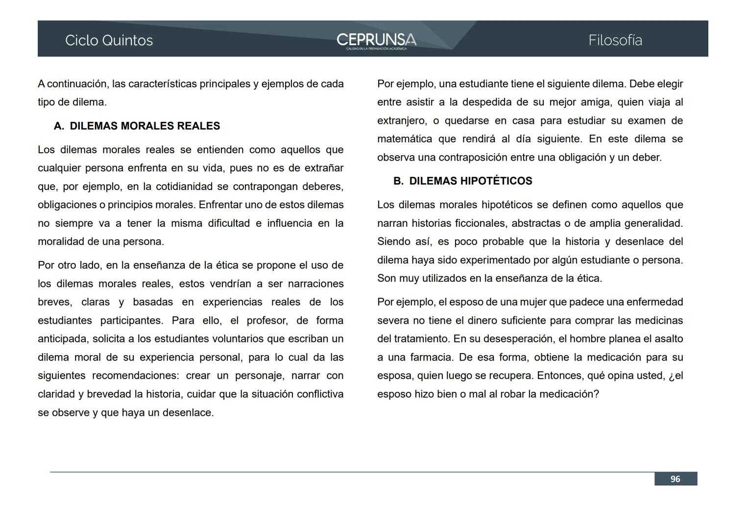 UNSA
UNIVERSIDAD NACIONAL DE SAN AGUSTIN DE AREQUIPA
CEPRUNSA
CALIDAD EN LA PREPARACIÓN ACADÉMICA
2026
CICLO QUINTOS
CURSO
FILOSOFÍA
BANCO D