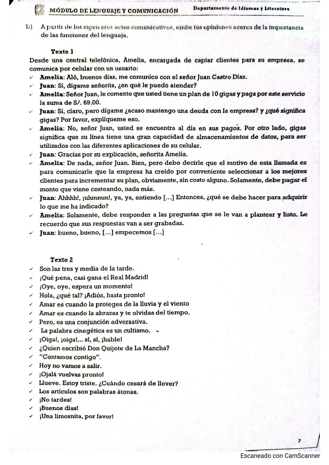 # MÓDULO DE LENGUAJE Y COMUNICACIÓN
Departamento de Idiomas y literatura
4. Procesamiento de la información
a) Lee y analiza la información