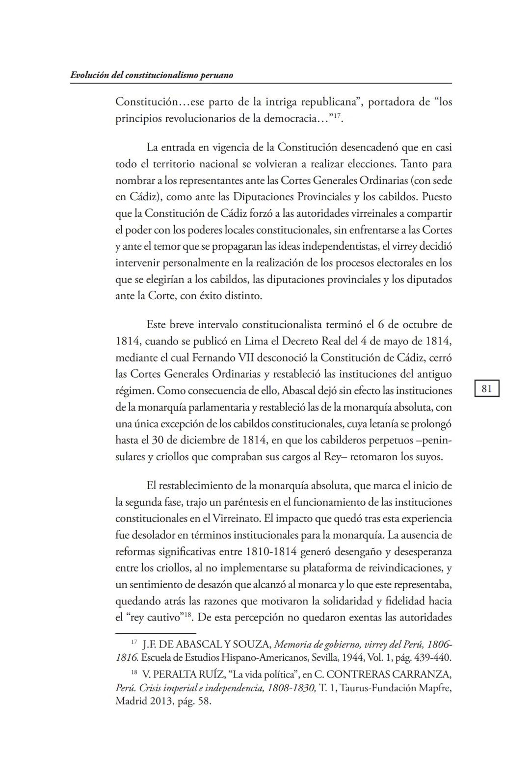 REVISTA PERUANA
DE DERECHO CONSTITUCIONAL
HISTORIA CONSTITUCIONAL
CENTRO DE ESTUDIOS CONSTITUCIONALES
TRIBUNAL CONSTITUCIONAL DEL PERÚ M
