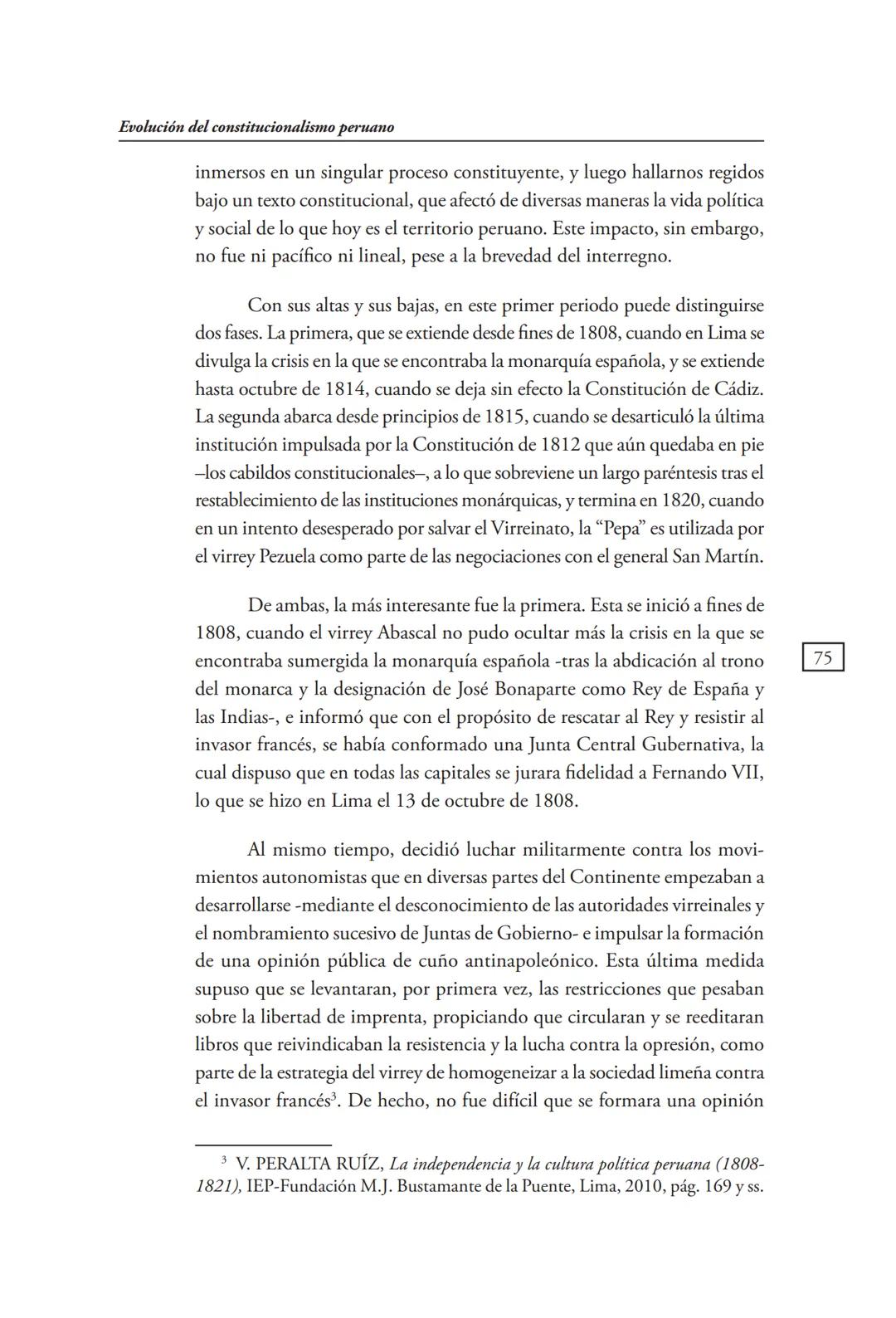 REVISTA PERUANA
DE DERECHO CONSTITUCIONAL
HISTORIA CONSTITUCIONAL
CENTRO DE ESTUDIOS CONSTITUCIONALES
TRIBUNAL CONSTITUCIONAL DEL PERÚ M