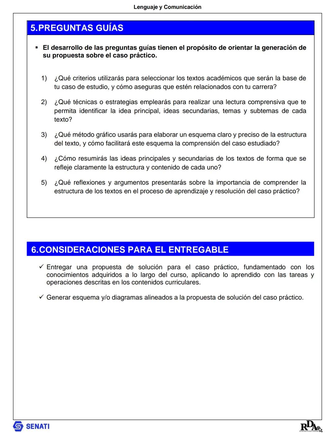 # SENATI
# Trabajo Final de Curso
Lenguaje y Comunicación
Estudios Generales Lenguaje y Comunicación
1.TEMA
Desarrollo de competencias