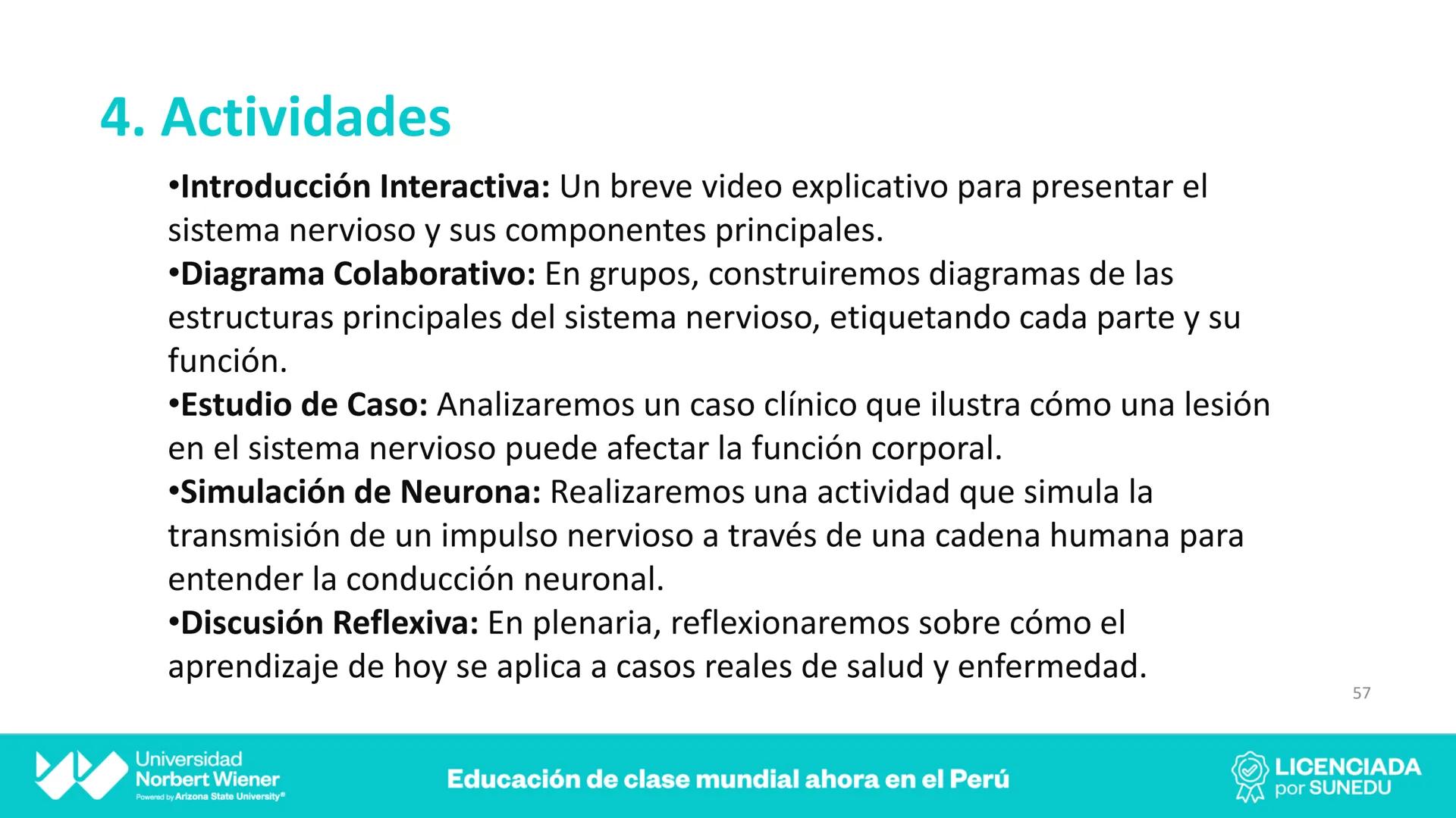 Universidad
Norbert Wiener
Powered by Arizona State University®
VERY GOOD
QS
¡Bienvenidos!
UNIDAD III - Fundamentos Integrados del Siste