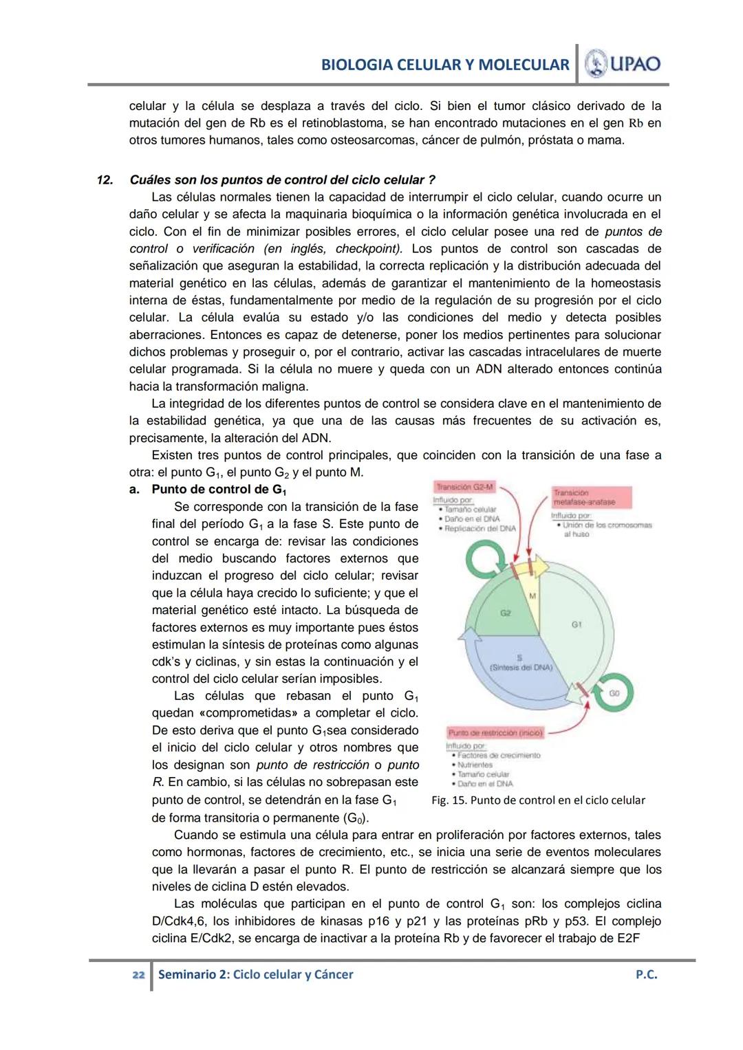BIOLOGIA CELULAR Y MOLECULAR UPAO
UNIVERSIDAD PRIVADA ANTENOR ORREGO
UPAO DEPARTAMENTO ACADÉMICO DE CIENCIAS
# BIOLOGÍA CELULAR Y MOLECULAR