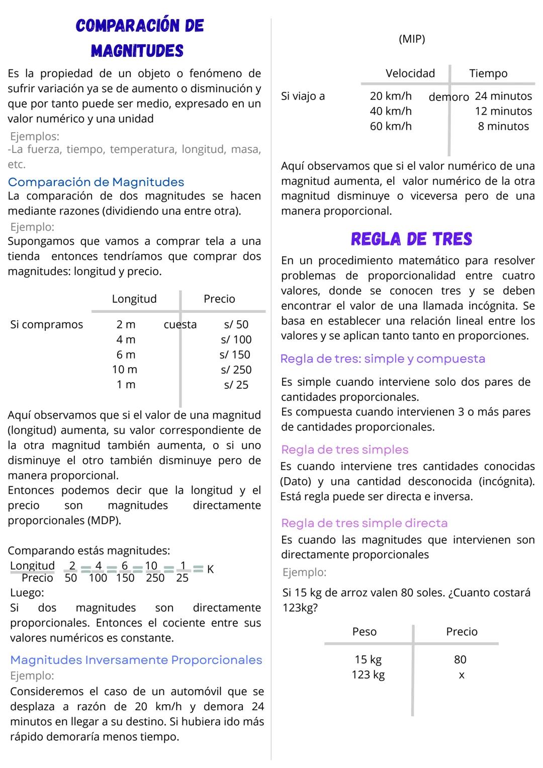 # COMPARACIÓN DE
MAGNITUDES
Es la propiedad de un objeto o fenómeno de
sufrir variación ya se de aumento o disminución y
que por tanto pued