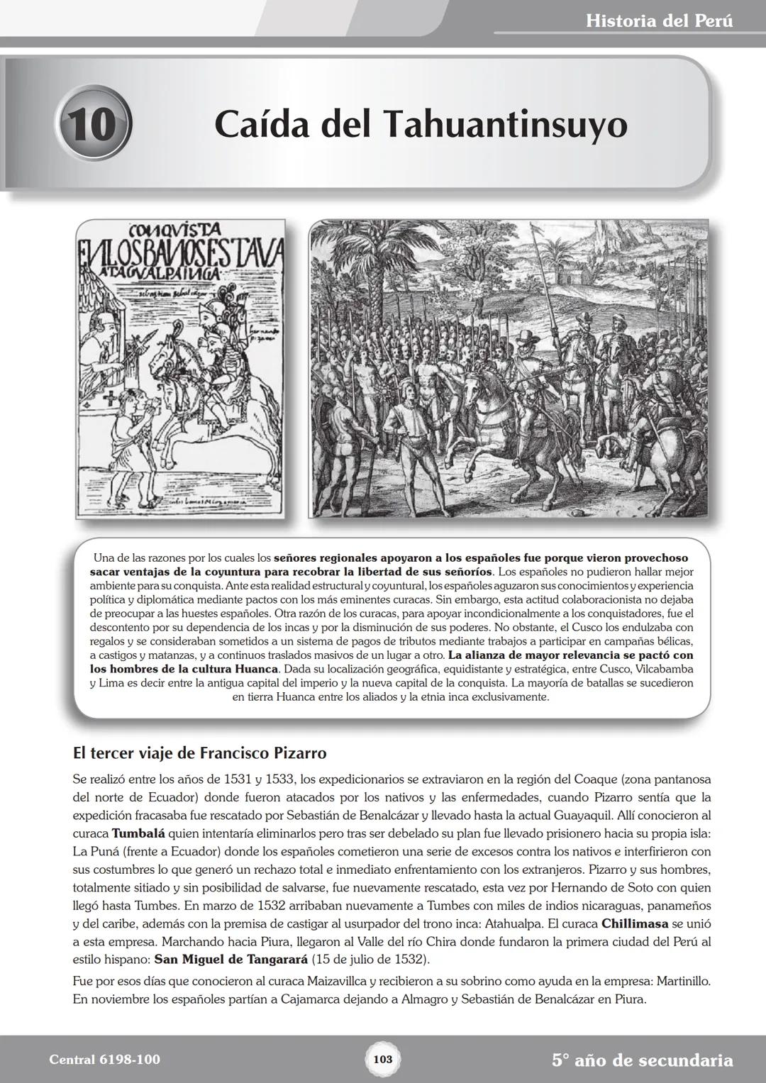 Colegios
# TRILCE
5.º San Marcos
Historia del Perú # Índice
I Bimestre
Capítulo 1
Primeros Pobladores Americanos
5
Capítulo 2
Poblamient