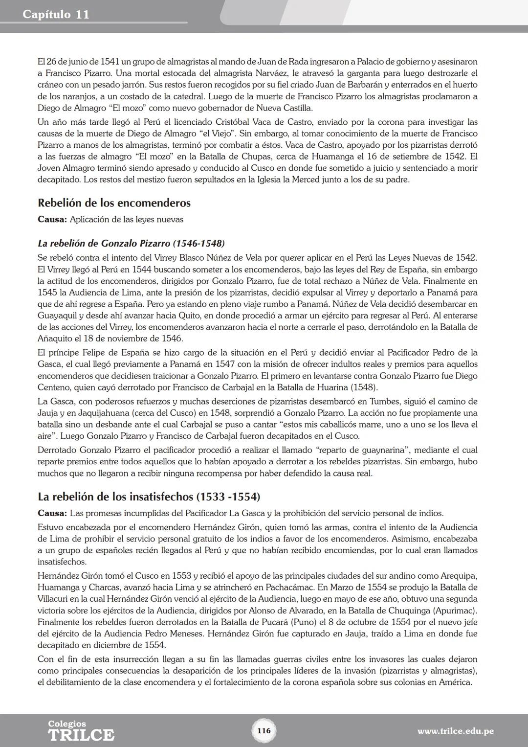 Colegios
# TRILCE
5.º San Marcos
Historia del Perú # Índice
I Bimestre
Capítulo 1
Primeros Pobladores Americanos
5
Capítulo 2
Poblamient