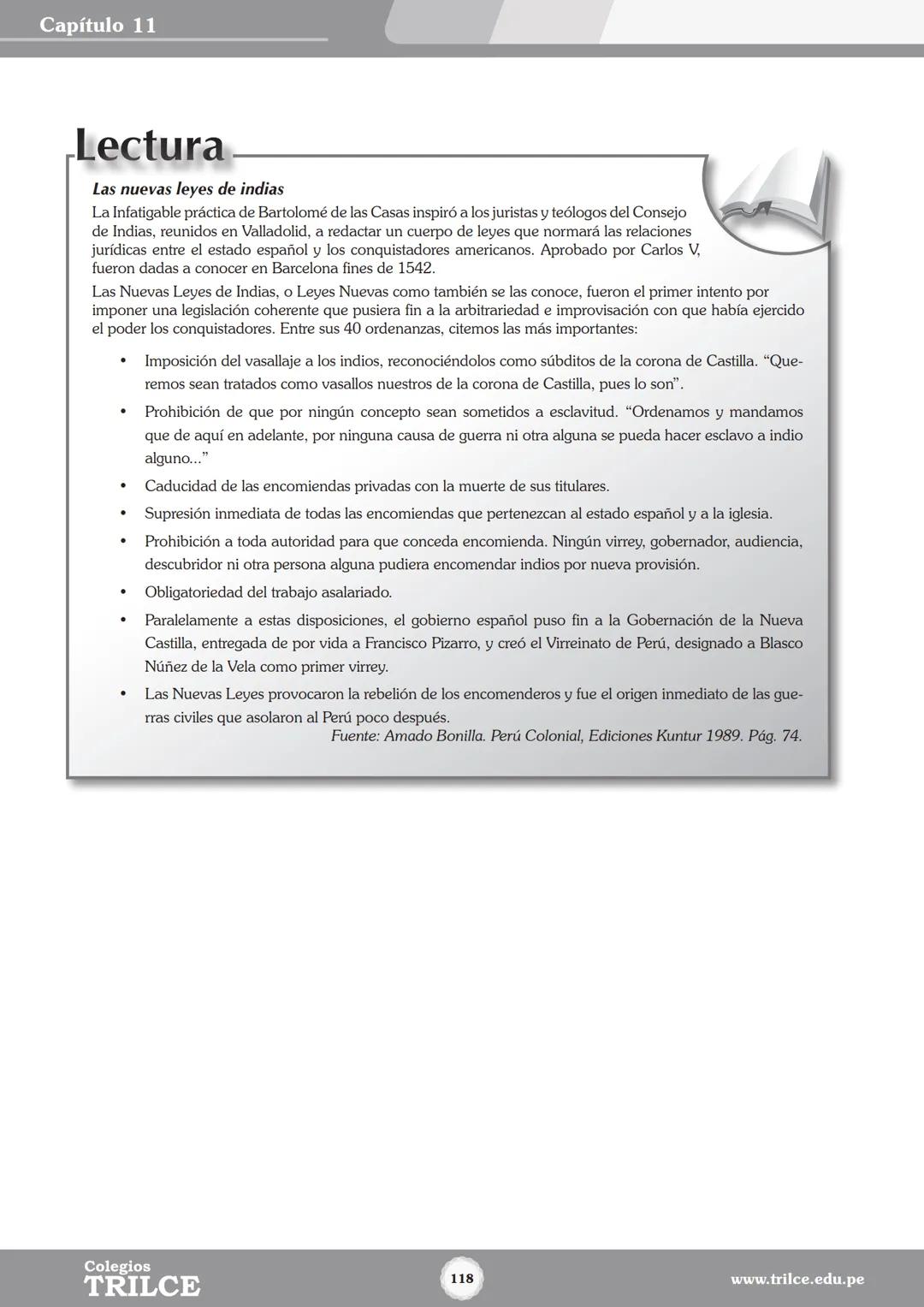 Colegios
# TRILCE
5.º San Marcos
Historia del Perú # Índice
I Bimestre
Capítulo 1
Primeros Pobladores Americanos
5
Capítulo 2
Poblamient