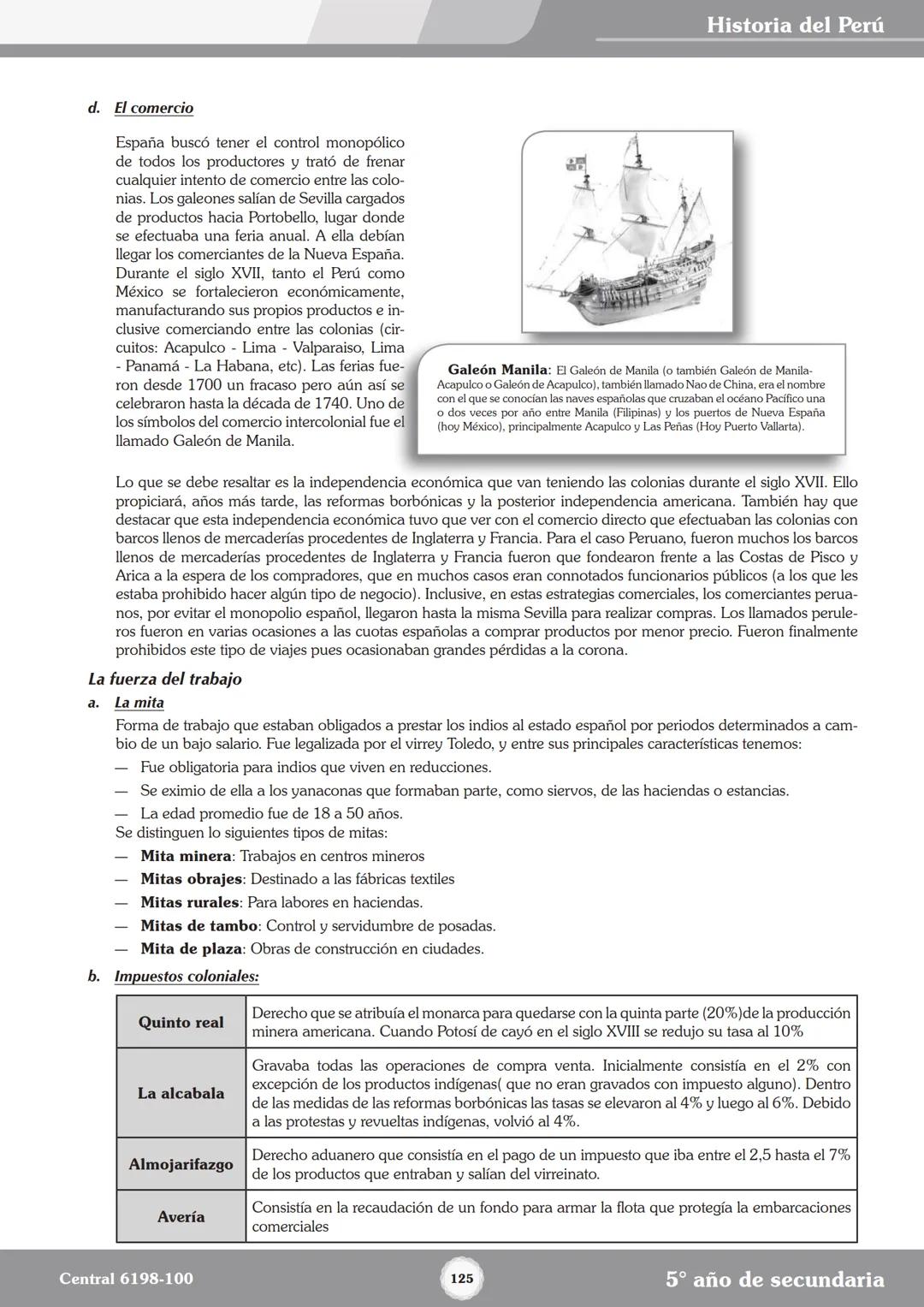 Colegios
# TRILCE
5.º San Marcos
Historia del Perú # Índice
I Bimestre
Capítulo 1
Primeros Pobladores Americanos
5
Capítulo 2
Poblamient