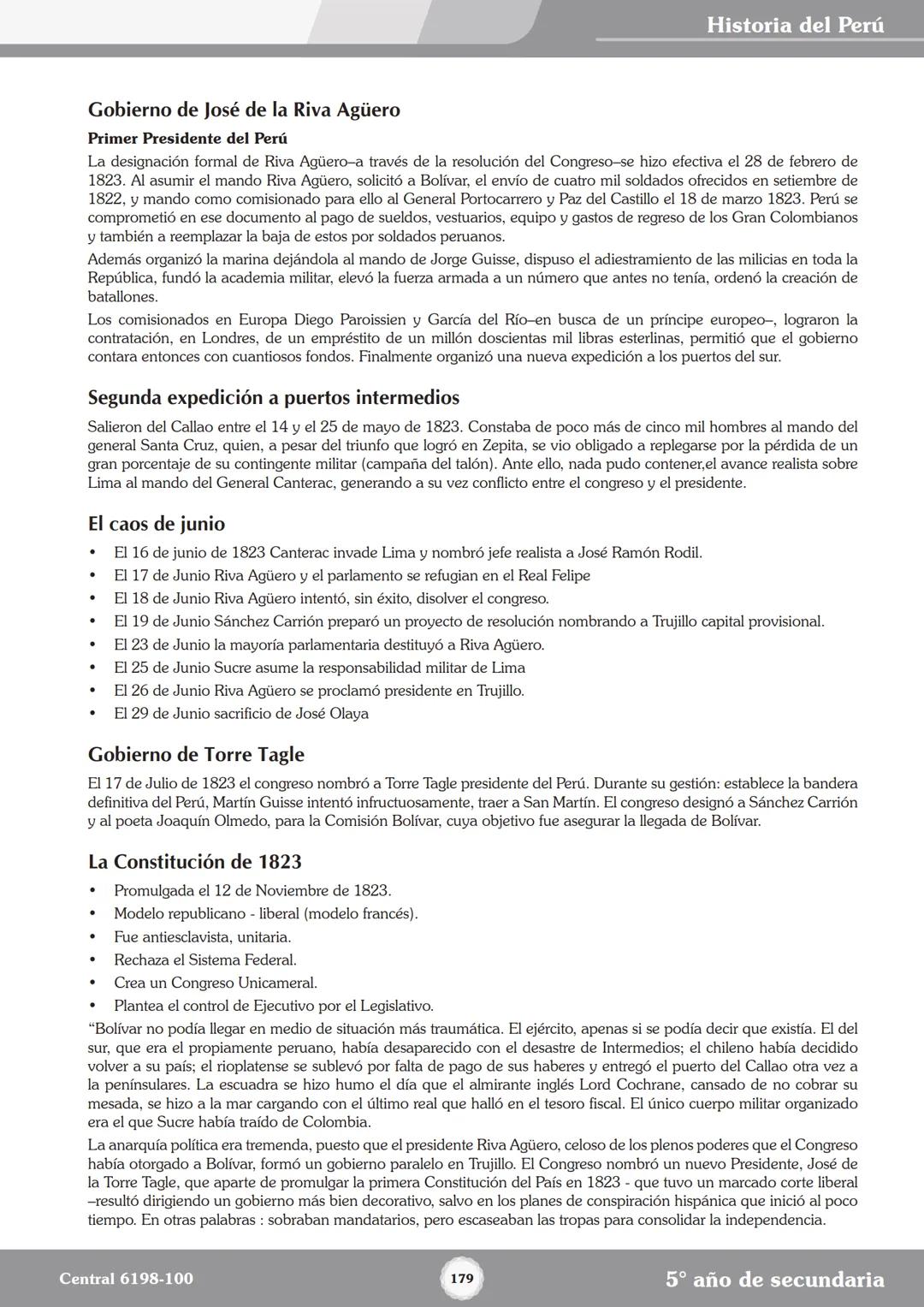 Colegios
# TRILCE
5.º San Marcos
Historia del Perú # Índice
I Bimestre
Capítulo 1
Primeros Pobladores Americanos
5
Capítulo 2
Poblamient