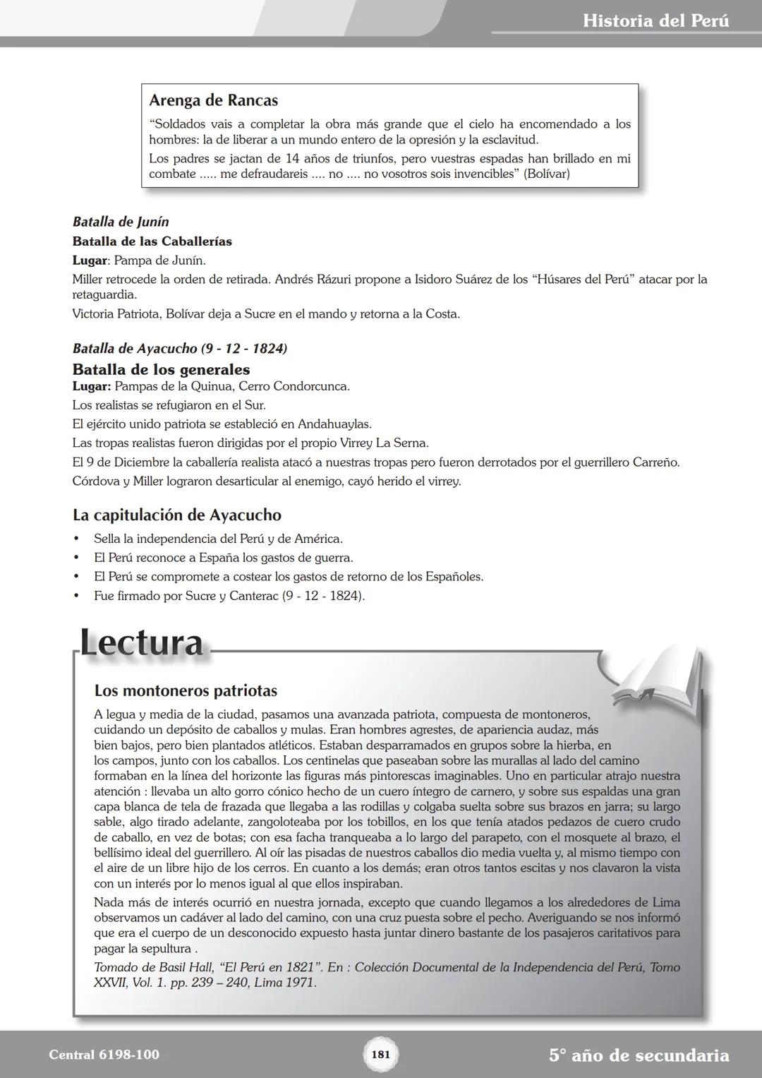 Colegios
# TRILCE
5.º San Marcos
Historia del Perú # Índice
I Bimestre
Capítulo 1
Primeros Pobladores Americanos
5
Capítulo 2
Poblamient
